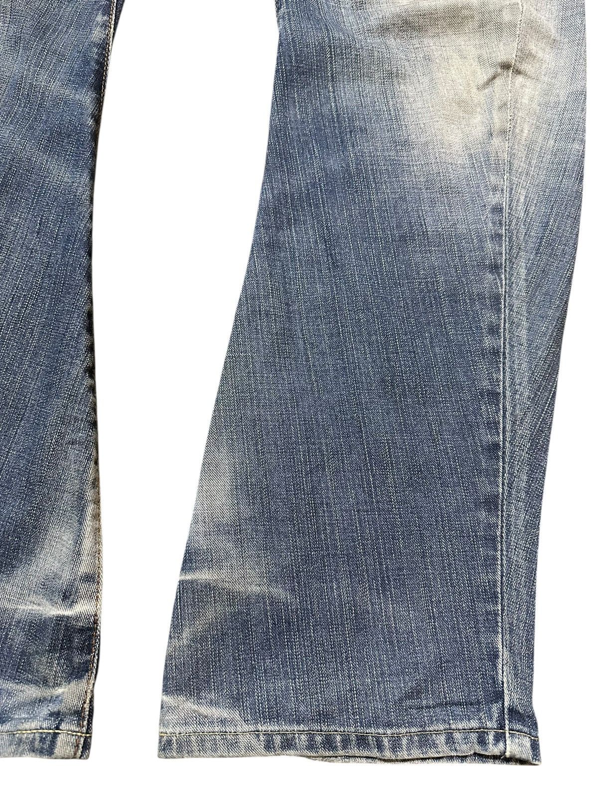 Edwin Vintage Edwin E-Function Mud Wash Faded Twisted Leg Jeans Size US 33 - 8 Thumbnail