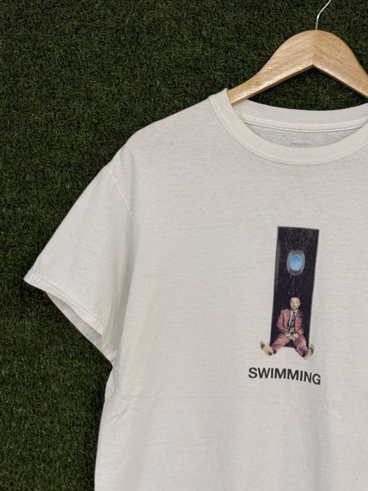 Mac Miller Mac Miller Swimming Circles White Logo Rap Album Merch Tee Size US M / EU 48-50 / 2 - 2 Thumbnail