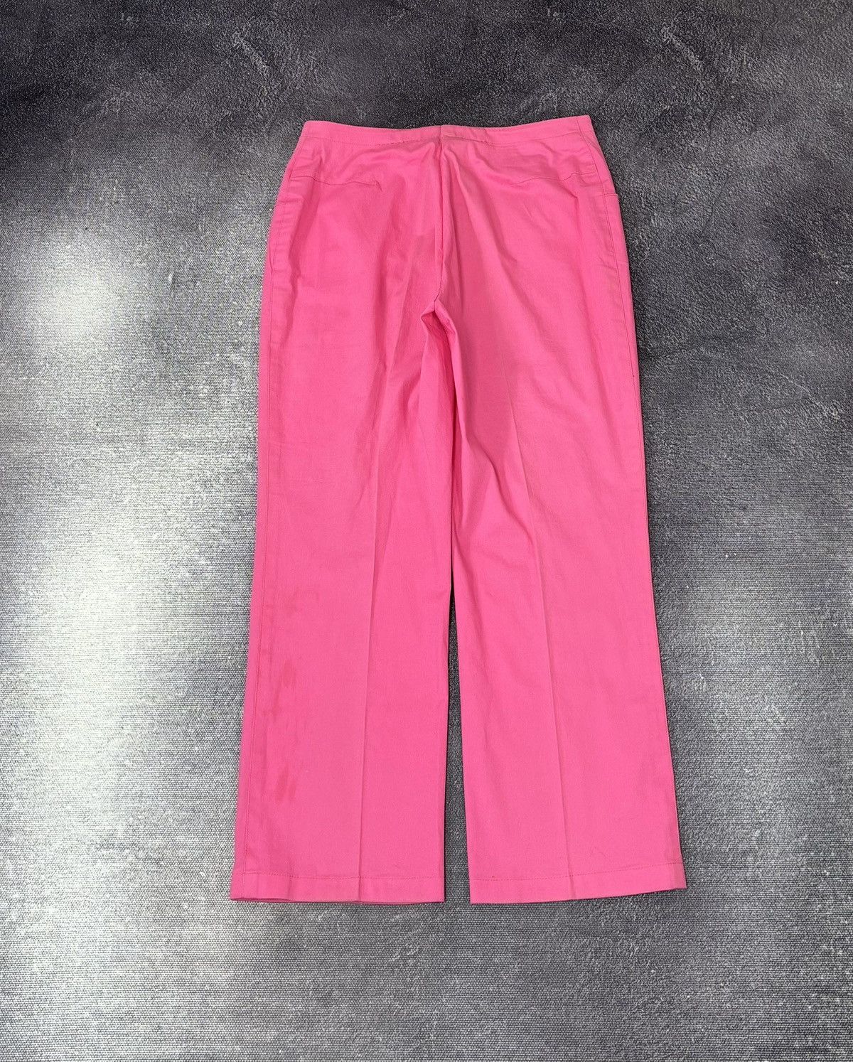 Davide Cenci Vintage Davide Cenci Women’s Luxury Pink Wide-Leg Pants Size 30" / US 8 / IT 44 - 2 Thumbnail