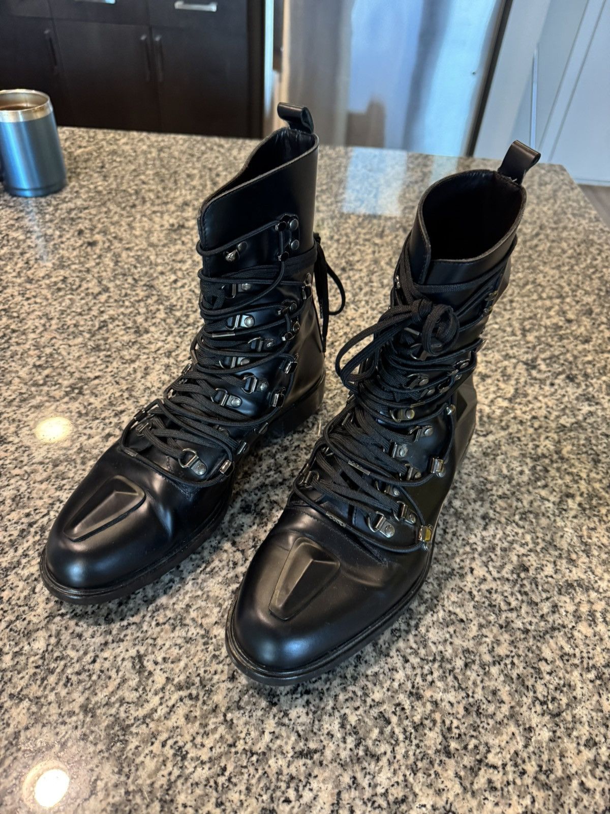 Raf Simons Raf Simons FW11 Multi-Lace Combat Boots EU40 Size US 7 / EU 40 - 11 Thumbnail
