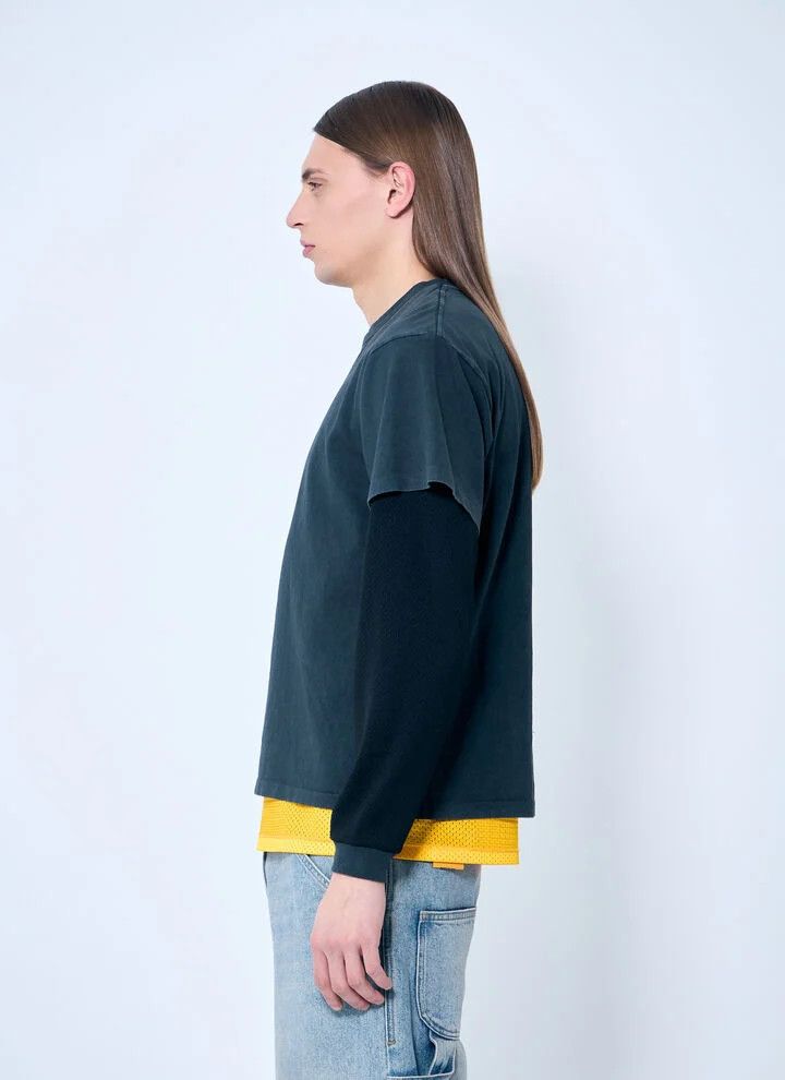 Gallery Dept. o1mle0326 Alexander Top Long Sleeve T-Shirt in Black Size US XXL / EU 58 / 5 - 3 Thumbnail