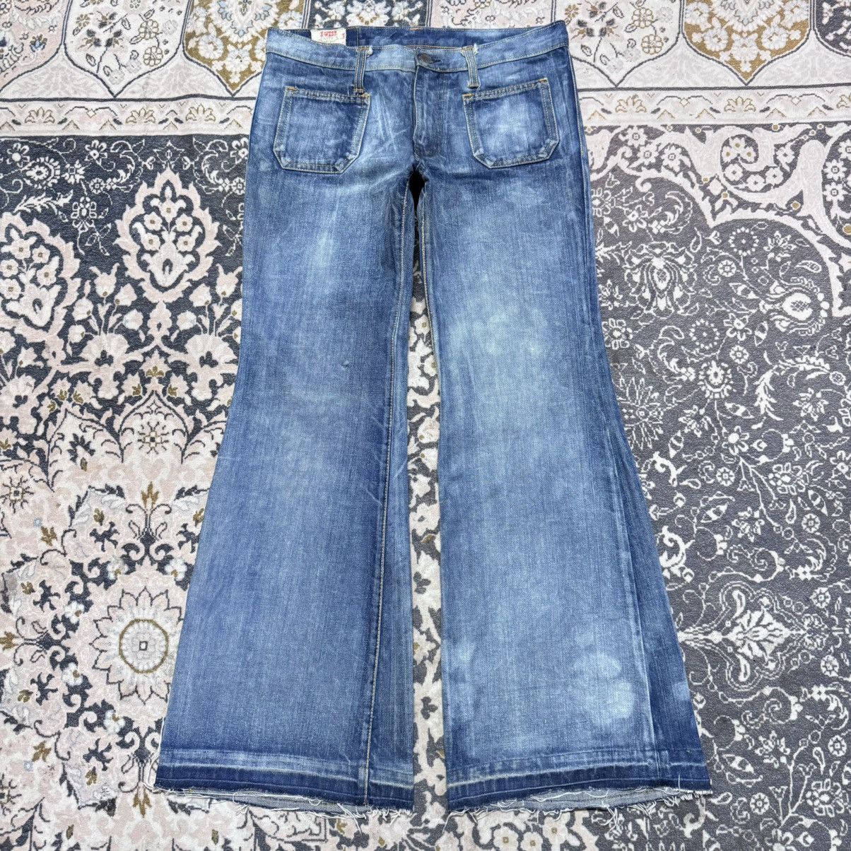 Vintage Vintage X-West Canton Denim Bell Bottom Jeans Size US 30 / EU 46 - 16 Thumbnail