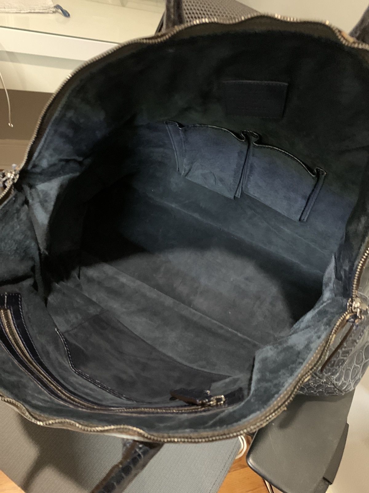Other Zagliani porosus crocodile large bag $25K Size ONE SIZE - 3 Thumbnail