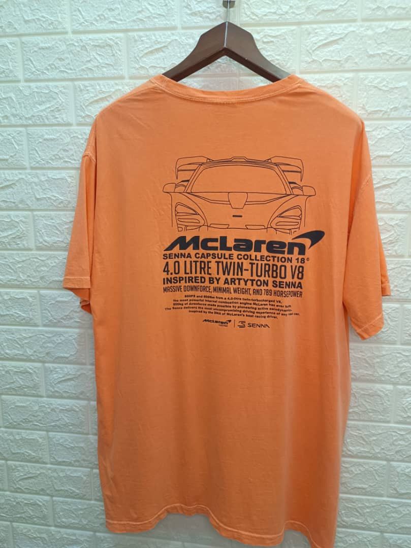 Vintage mclaren mc laren racing car T-Shirt rare senna auto show Size US L / EU 52-54 / 3 - 1 Thumbnail