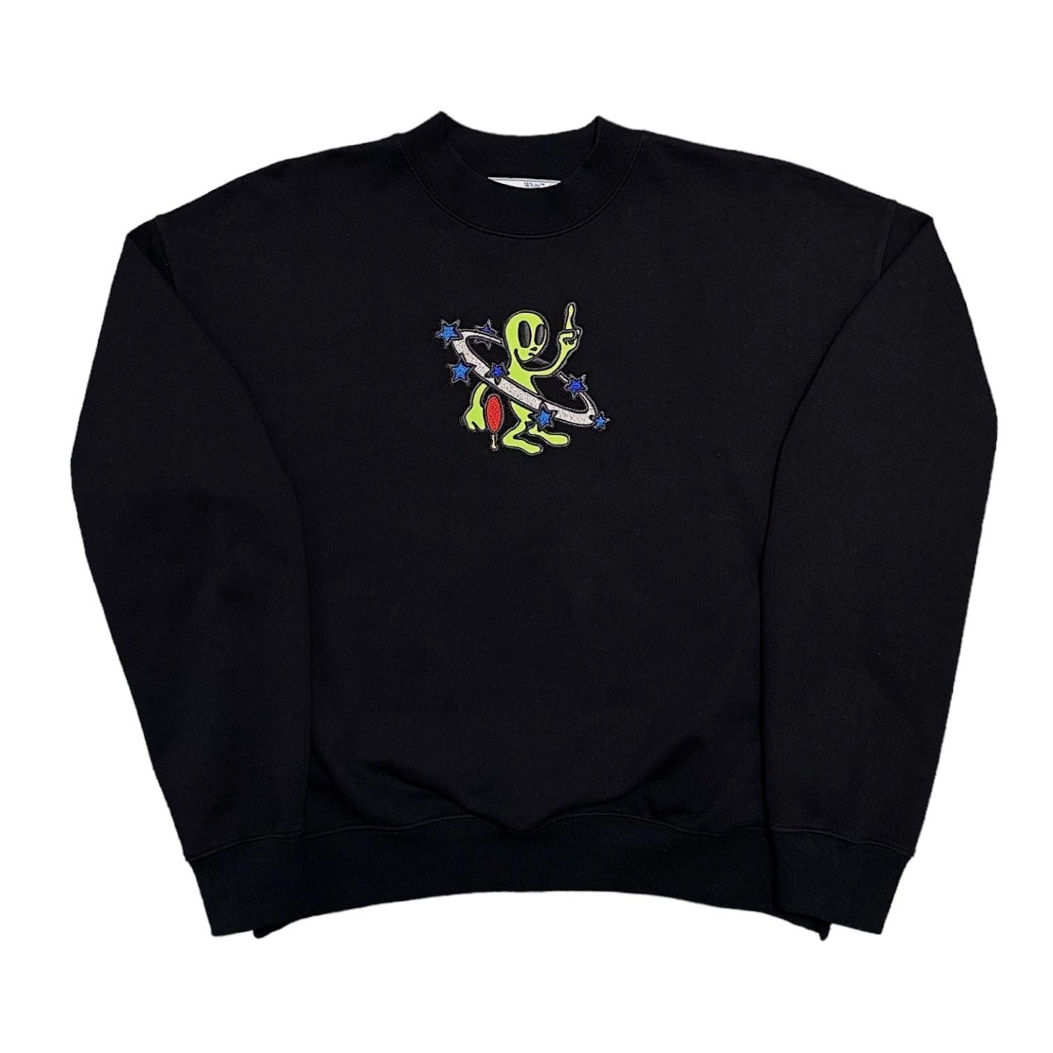 Off-White Arrow Stars Skate Crewneck Sweatshirt Black Size US M / EU 48-50 / 2 - 1 Thumbnail