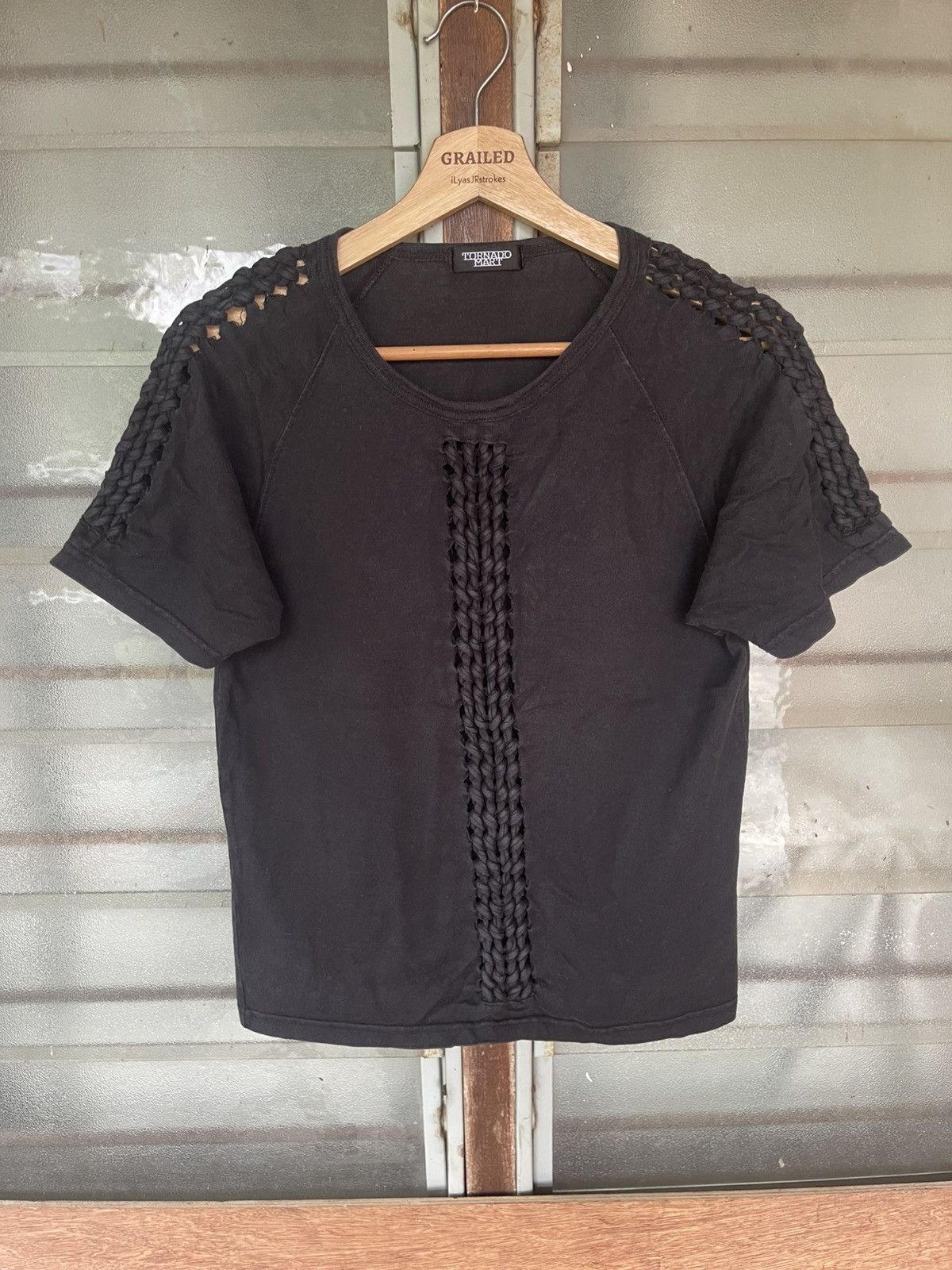 Tornado Mart Tornado Mart t-shirt with crochet-style shirt tee Size US M / EU 48-50 / 2 - 4 Thumbnail