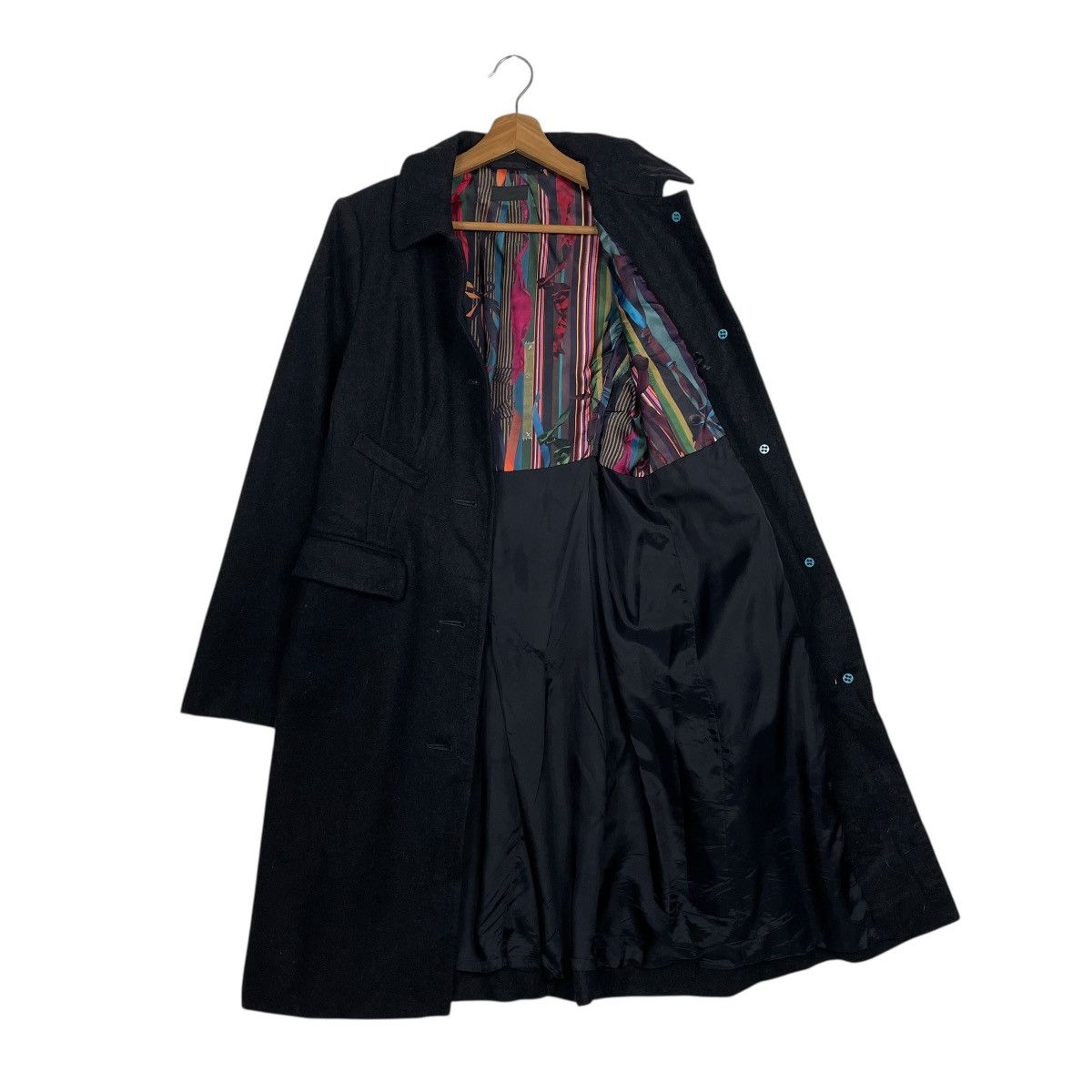 Paul Smith Paul Smith Wool Black Coat Size XS / US 0-2 / IT 36-38 - 10 Thumbnail
