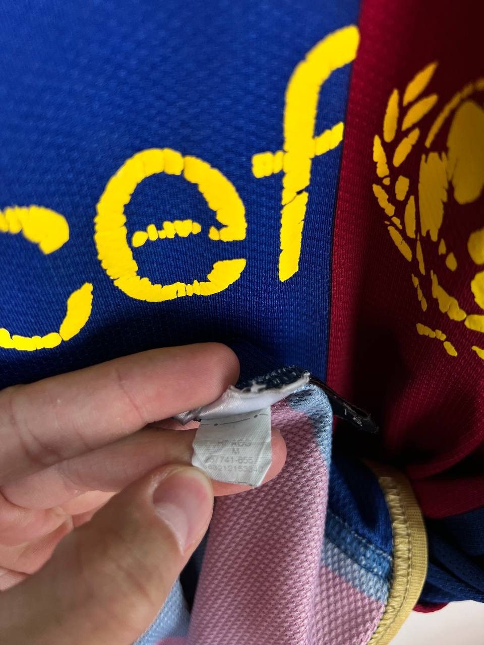 Nike Barcelona Nike 2007-08 vintage jersey size M Size US M / EU 48-50 / 2 - 6 Thumbnail