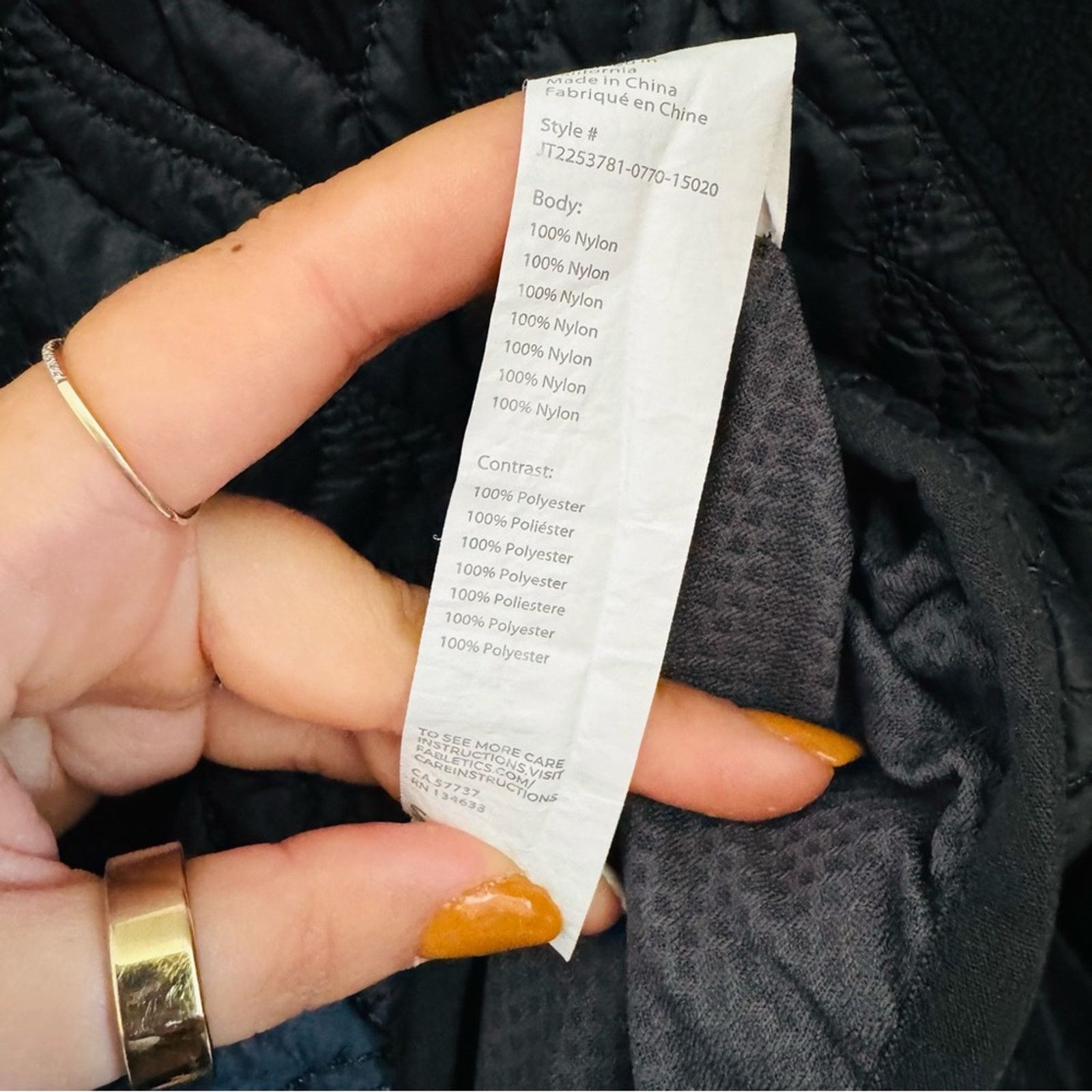 Fabletics FABLETICS Loft Jacket Quilted Zip Nylon Pullover Gym Sweater Size US S / EU 44-46 / 1 - 8 Thumbnail