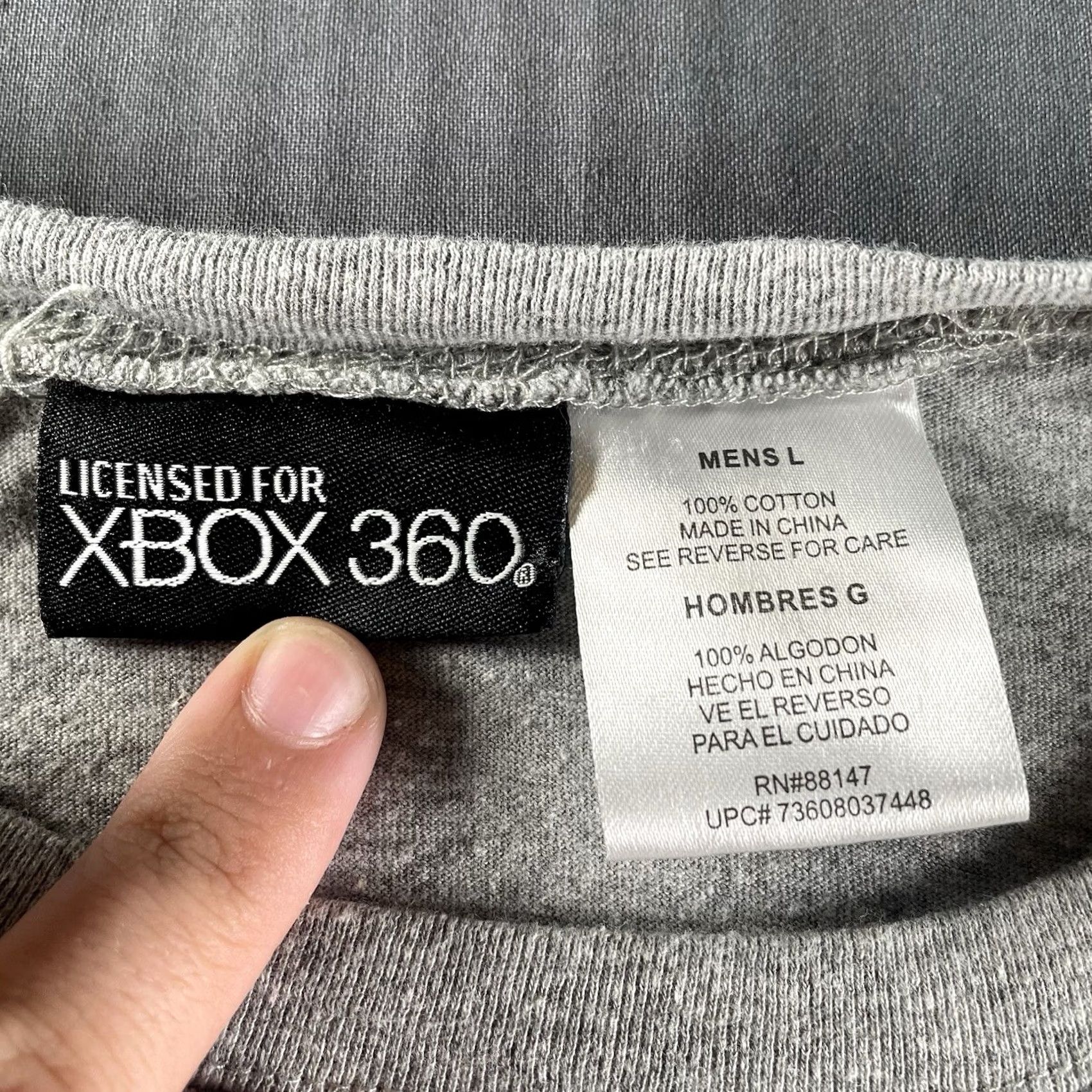 Vintage VINTAGE Microsoft Logo Long Sleeve Shirt Mens L Gray Gaming Tee Y2K 2000s T-Shirt Crew Neck Cotton Graphic Print Size US L / EU 52-54 / 3 - 2 Thumbnail