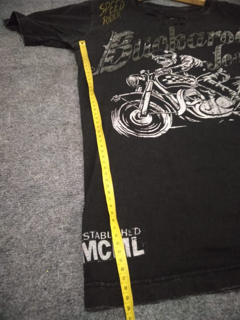 If Six Was Nine Vintage Skeleton motorcycle Zip graphic tee Size US M / EU 48-50 / 2 - 2 Thumbnail