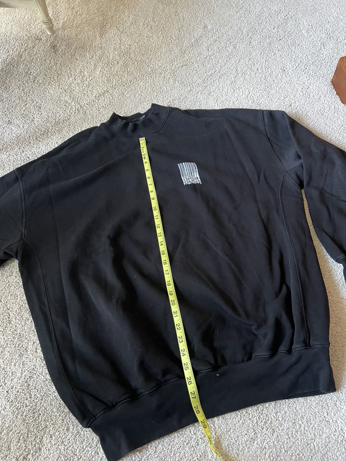 Balenciaga Balenciaga Barcode Large Hoodie Sweatshirt Neck 2021 Size US L / EU 52-54 / 3 - 7 Thumbnail