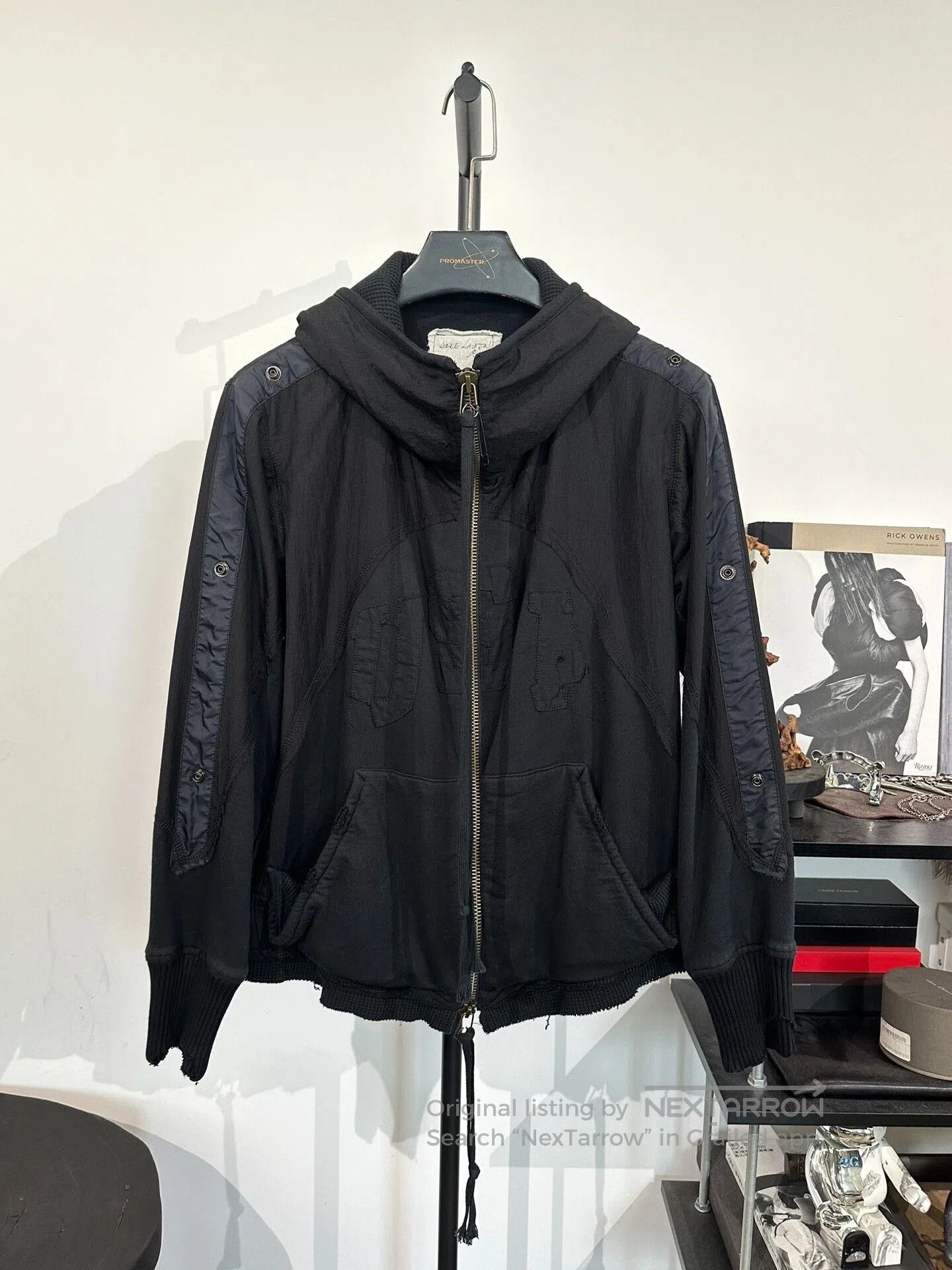 Greg Lauren Greg Lauren Patchwork Hooded Sweatshirt Jacket. Size US M / EU 48-50 / 2 - 1 Thumbnail