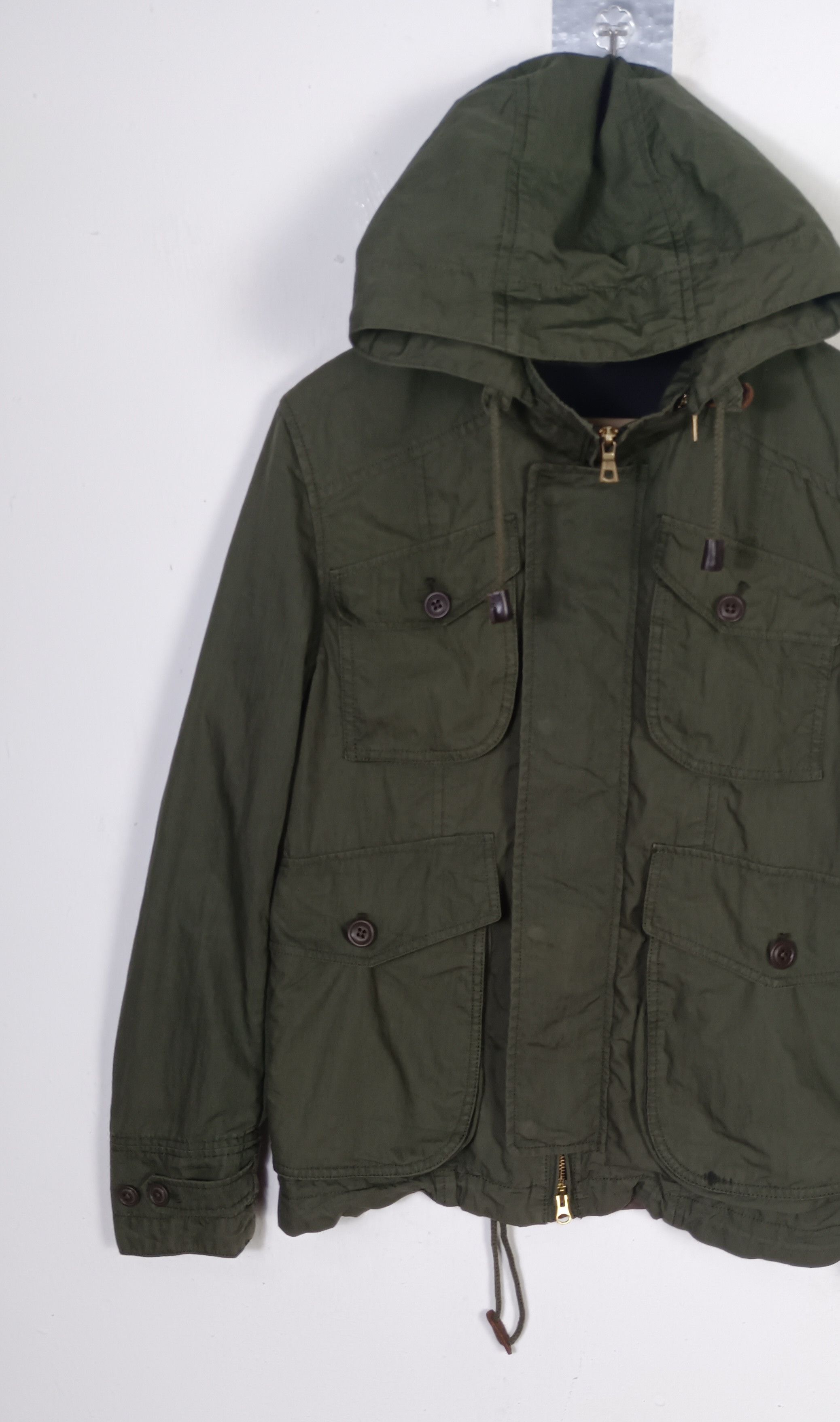 SHIPS Ships Japan Multipocket Tactical Cargo Hoodie Jacket Size US M / EU 48-50 / 2 - 5 Thumbnail