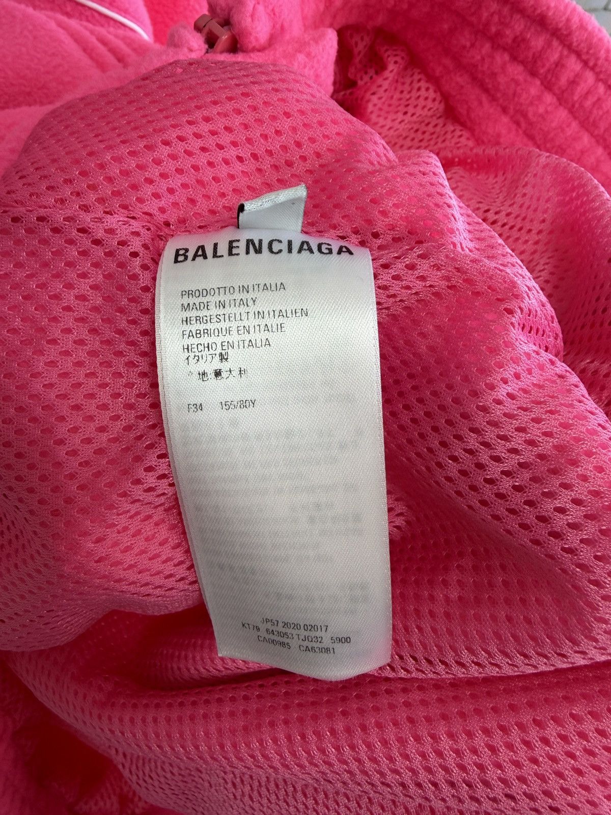 Balenciaga Balenciaga Tracksuit Jacket Double Brushed Violet-Pink Size XXS / US 00 / IT 34 - 10 Thumbnail