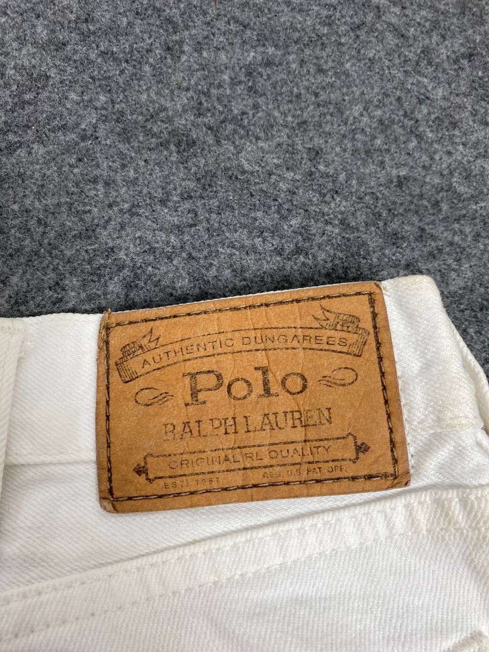 Polo Ralph Lauren vintage polo ralph lauren redline selvedge white denim Size US 44 / EU 60 - 6 Thumbnail