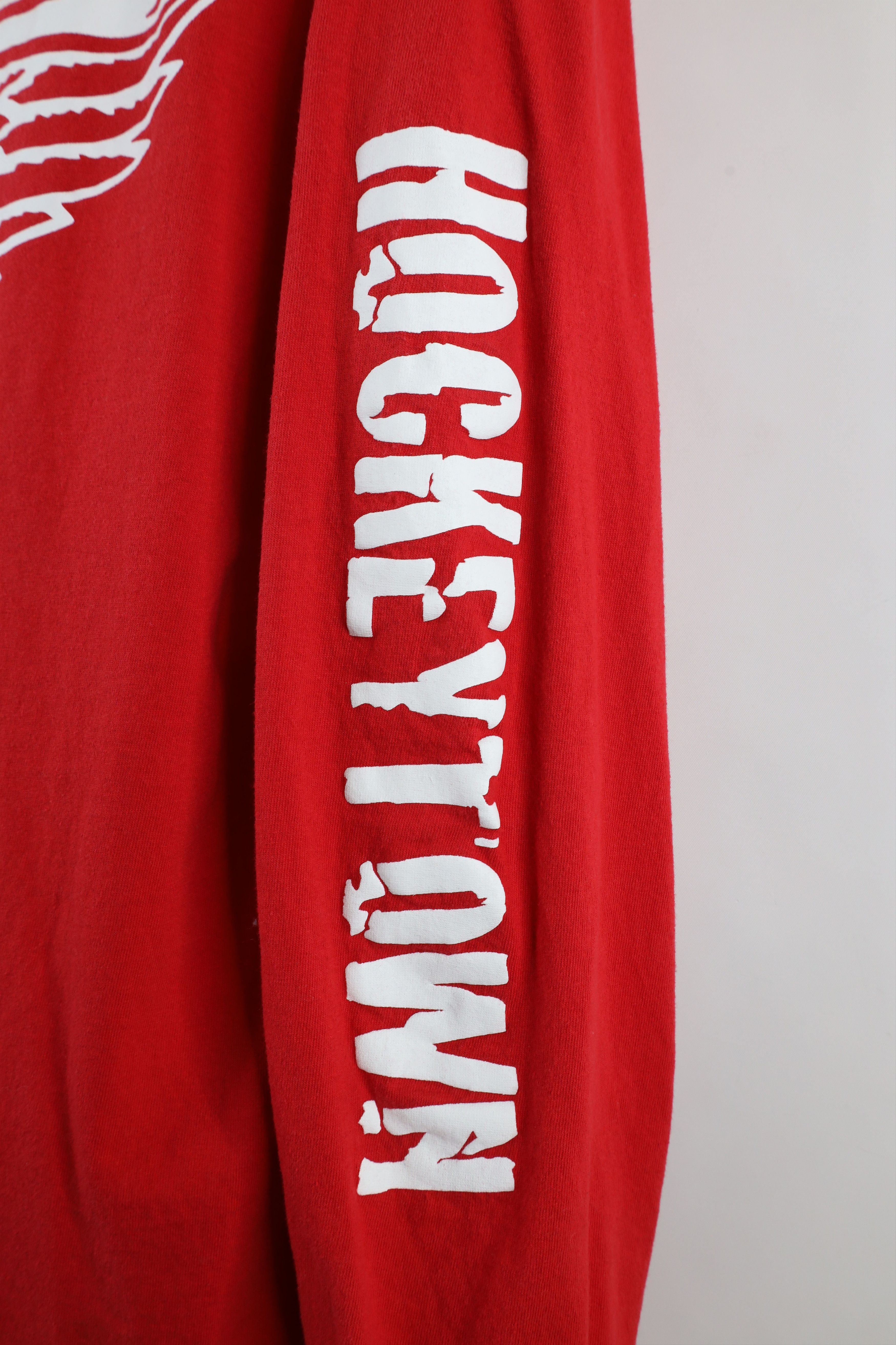 Vintage Vintage NHL Out Detroit Red Wings Hockey Long Sleeve T-Shirt Size US L / EU 52-54 / 3 - 5 Thumbnail