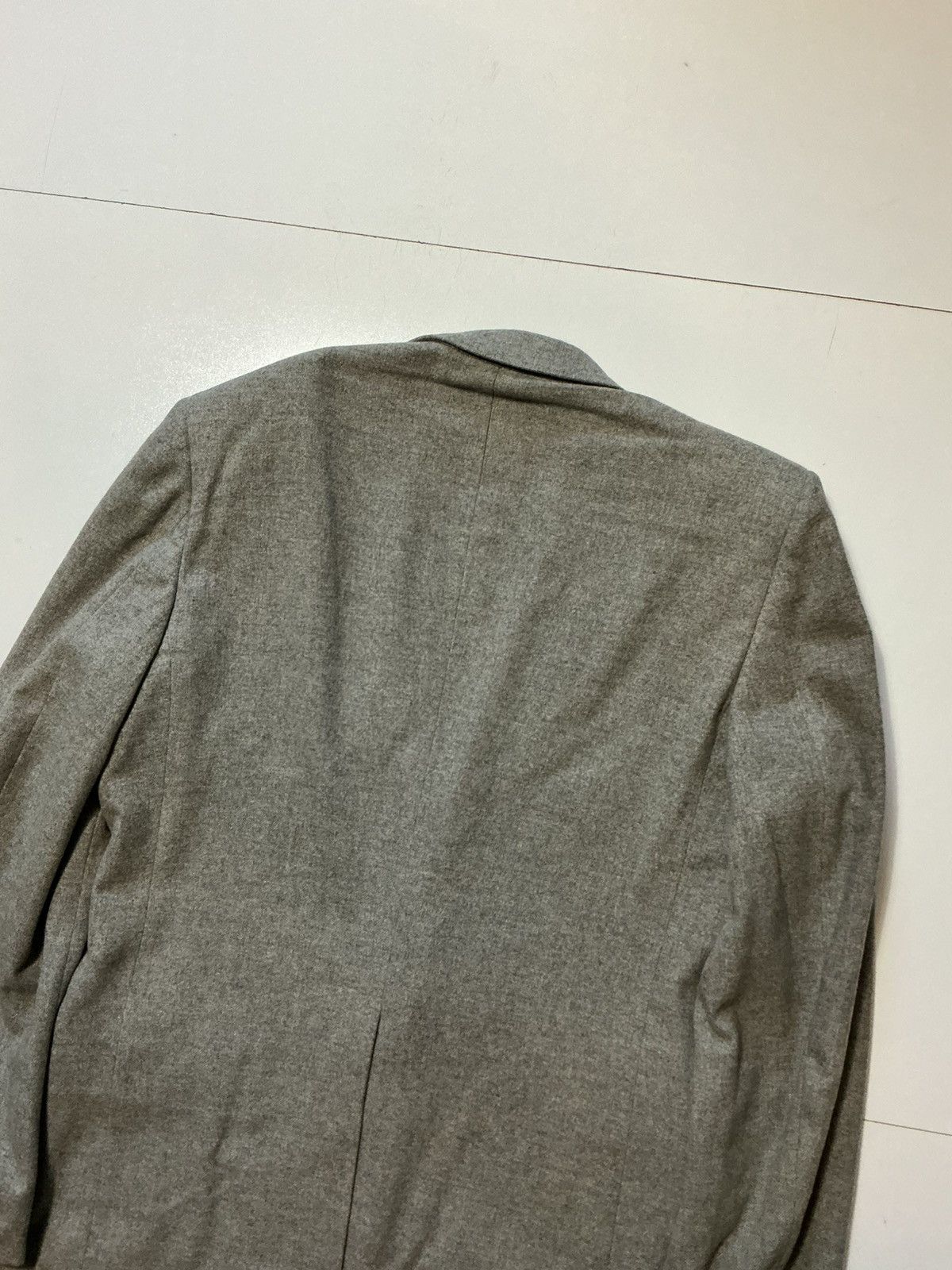 Neiman Marcus Neiman Marcus Envoy 100% Cashmere Tracer Blazer Jacket Size 42L - 6 Thumbnail