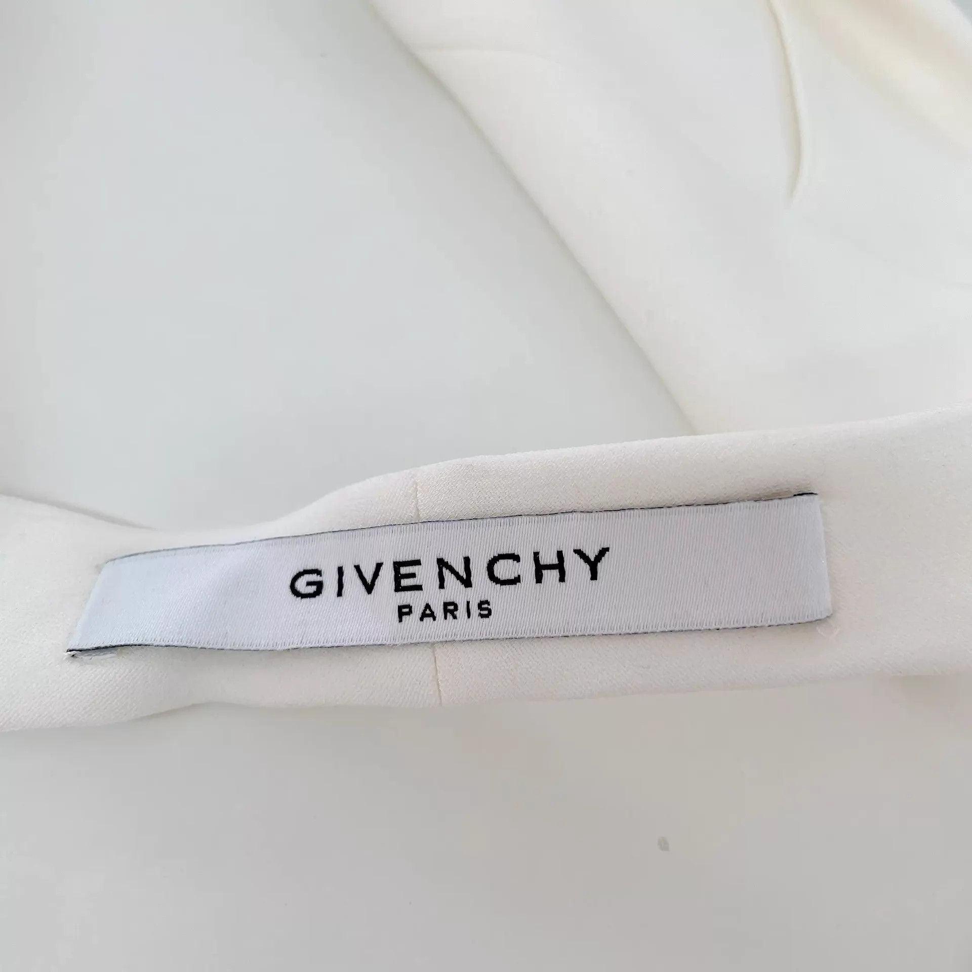 Givenchy Givenchy White Open Back Top 36 Size XS / US 0-2 / IT 36-38 - 5 Thumbnail
