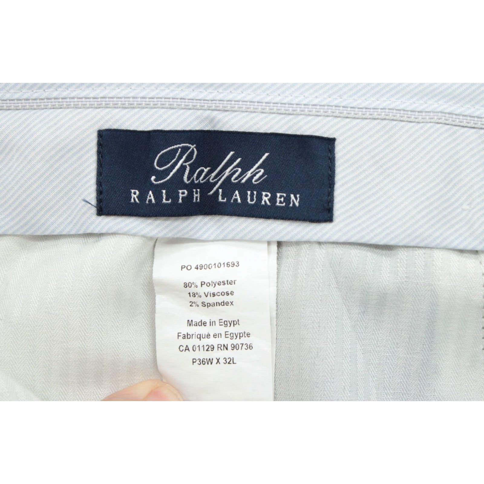Ralph Lauren Ralph Lauren Pants Men 36x31.5 Black Micro Check Dress Slacks Trousers Size US 36 / EU 52 - 6 Thumbnail