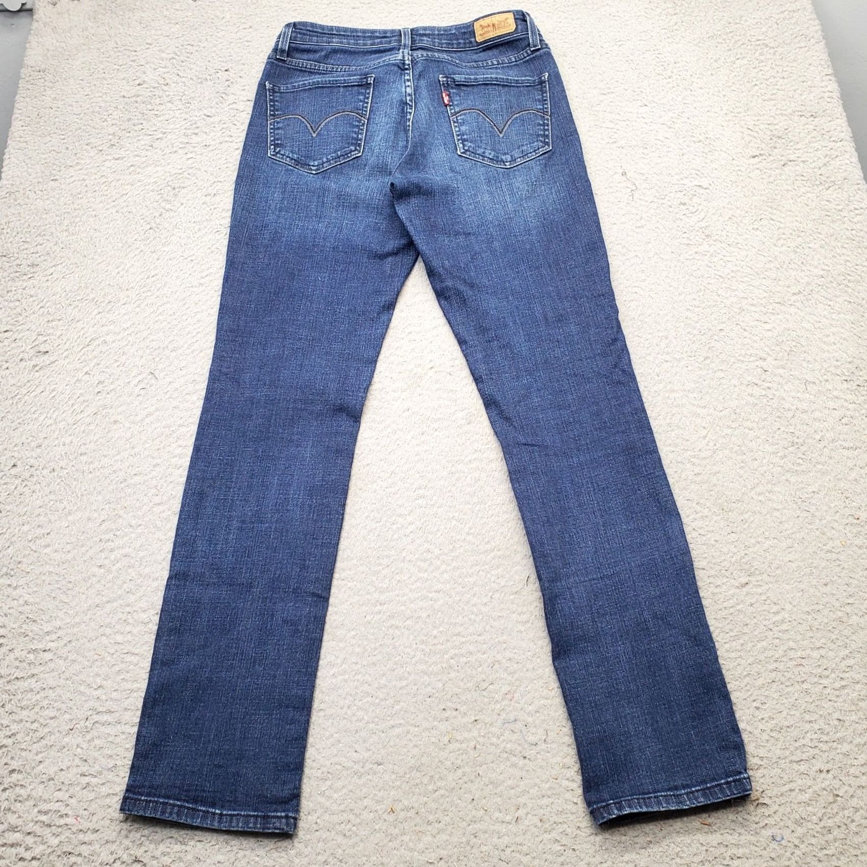 Levi's Levi's Skinny Jeans Womens Size 27 Navy Denim Mid Rise 5-Pocket Design Jeans Women Size 27" / US 4 / IT 40 - 2 Thumbnail