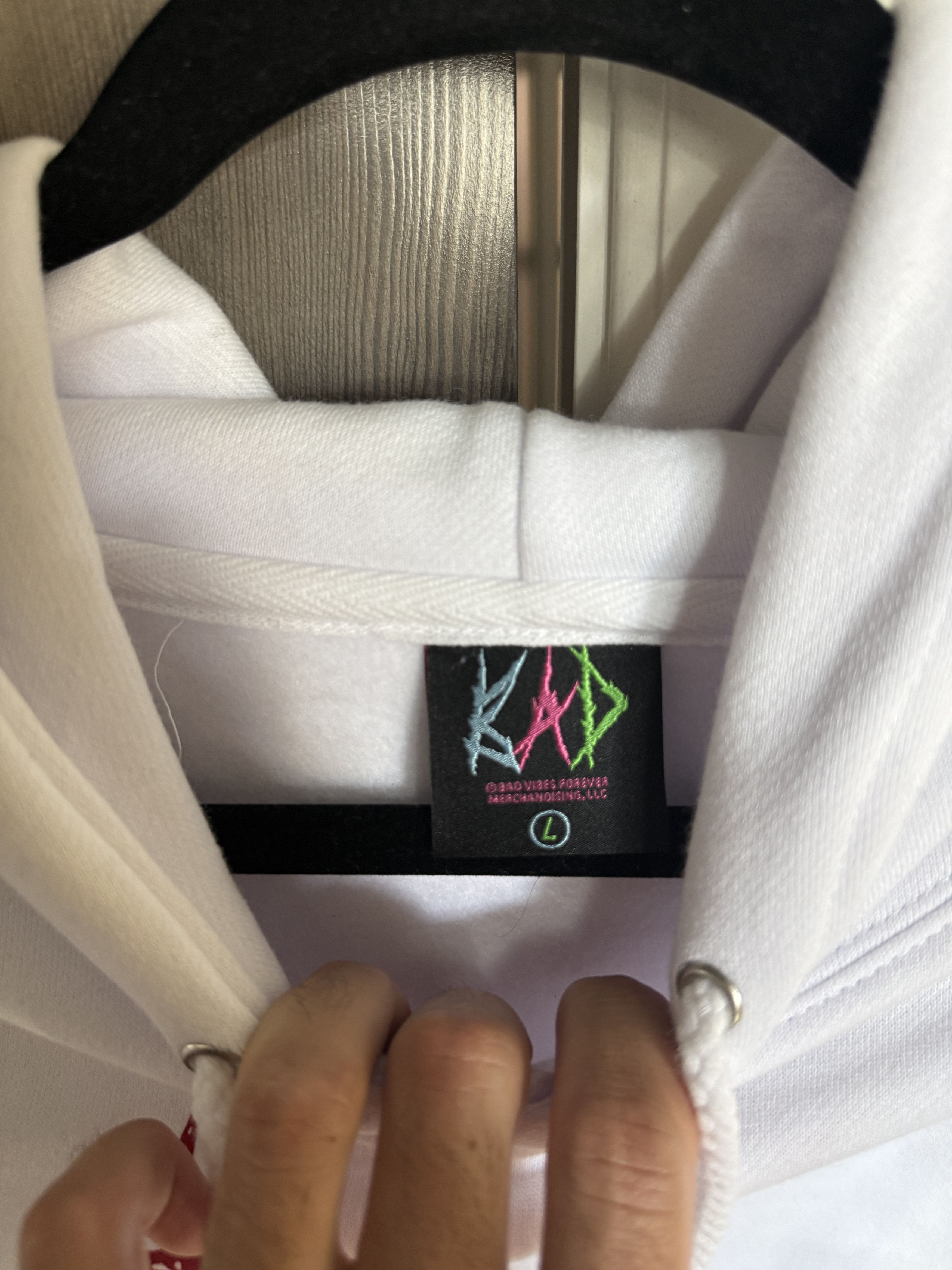 Other Bad Vibes Forever White hoodie xxxtentacion Size US L / EU 52-54 / 3 - 2 Thumbnail