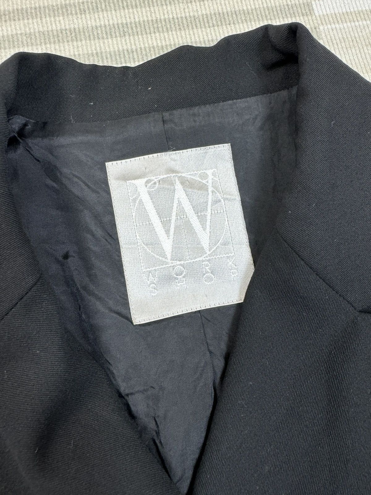 Yohji Yamamoto WorkShop By Yohji Yamamoto Women Blazer Size 36S - 4 Thumbnail