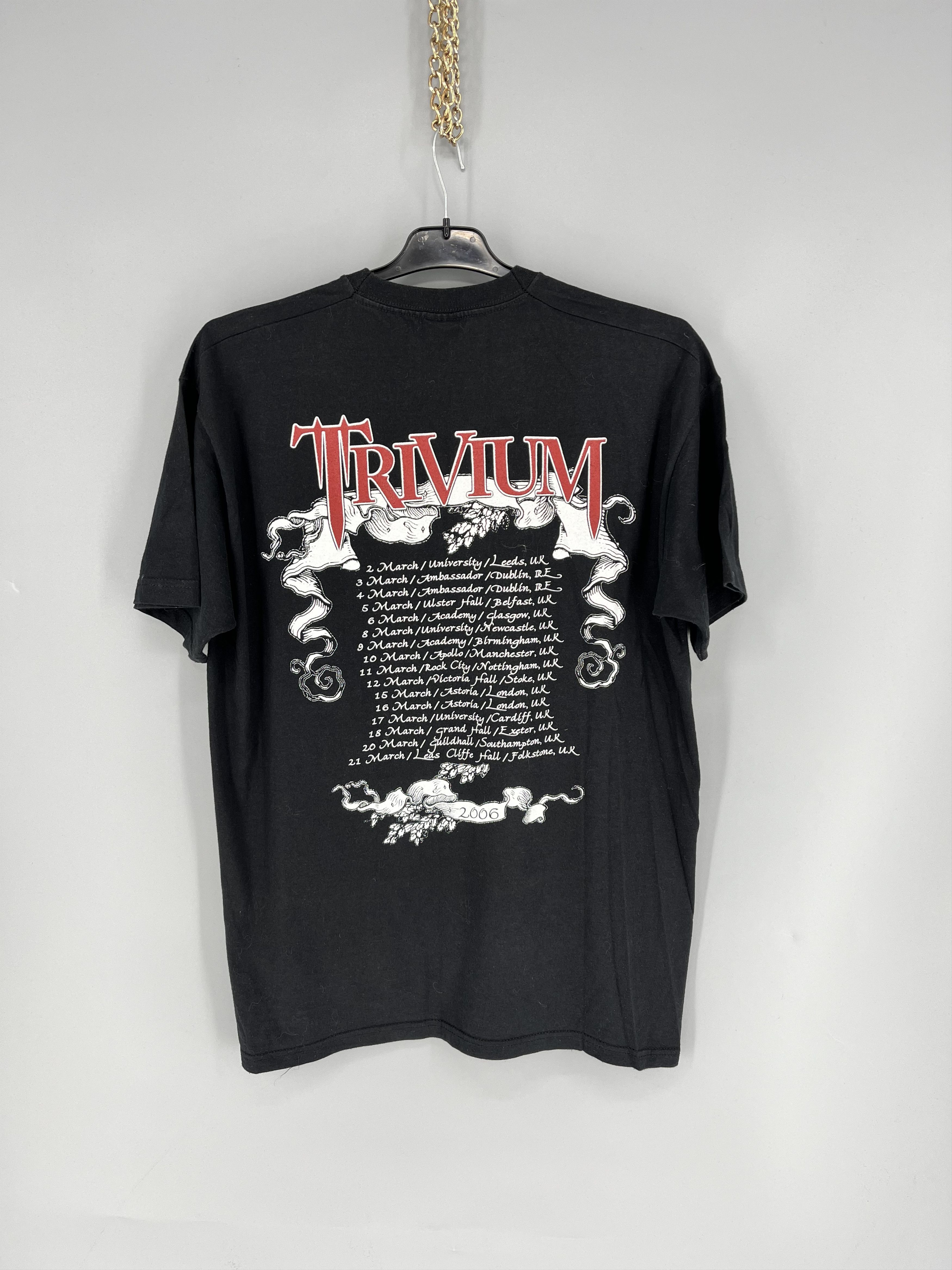 Band Tees Vintage Y2K Triviumn Tour Size M Horror Fece Size US M / EU 48-50 / 2 - 10 Thumbnail