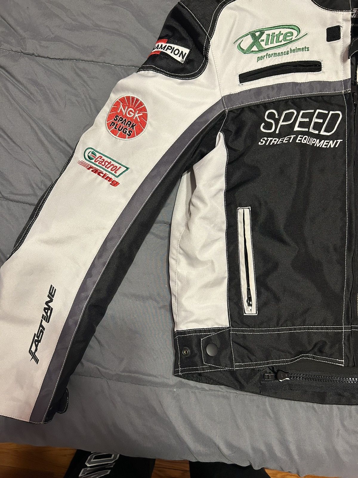 Vintage Fast Line Speed Fighter Racing Jacket Size US M / EU 48-50 / 2 - 4 Thumbnail