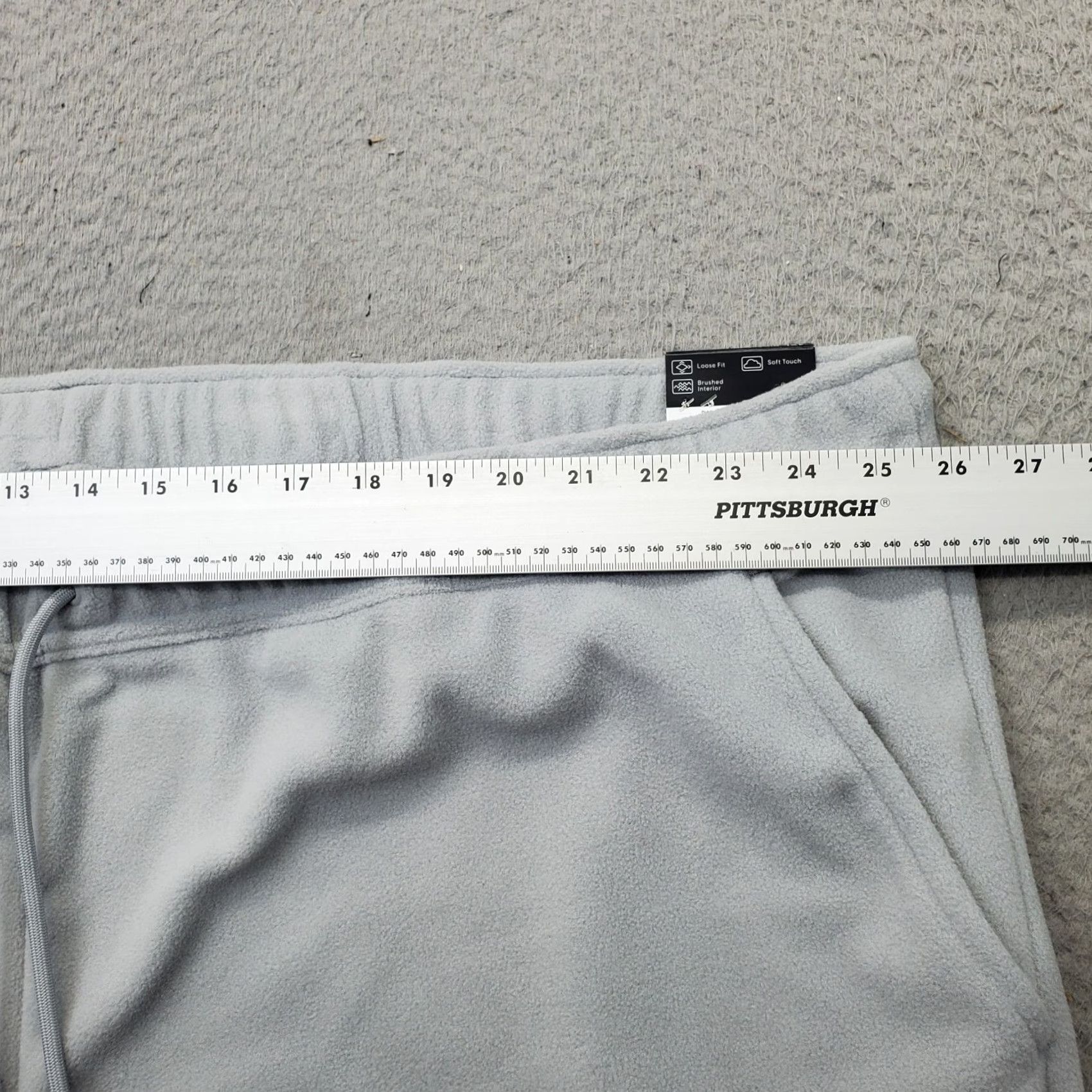 Vintage Xersion Mens Sweatpants 4XL Gray Soft Polar Fleece Loose Fit Drawstring Waist Pants Mens 4XL Gray Sweatpants Size US 39 - 6 Thumbnail