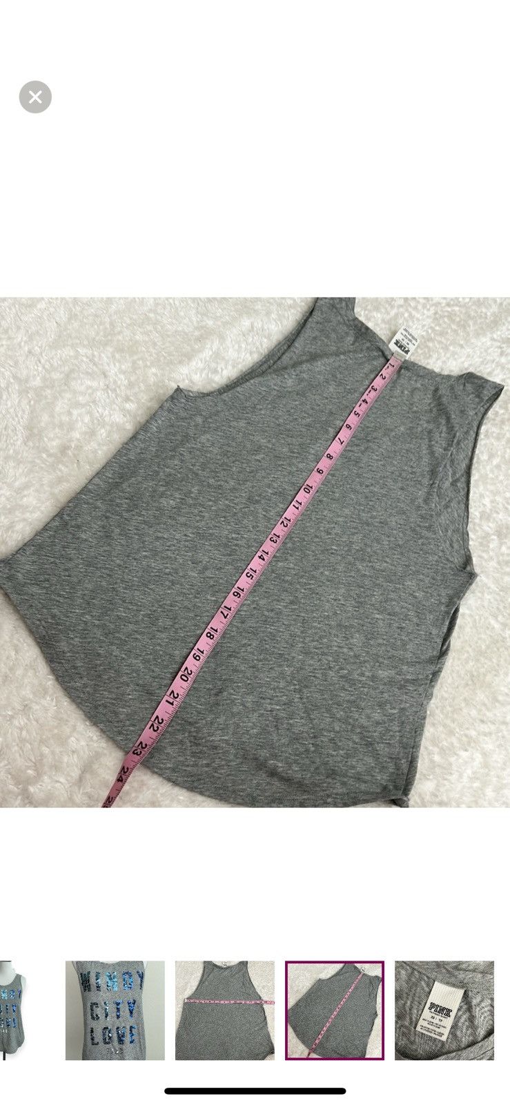 Pink × Victoria's Secret Pink Victoria’s Secret XS Chicago muscle tee Size XS / US 0-2 / IT 36-38 - 2 Thumbnail