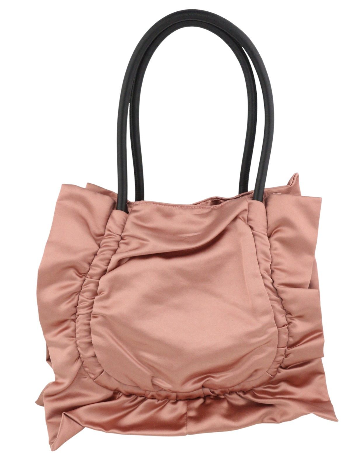 MAX&Co. OS Pink Satin Mini Shopper Magnetic Closure Bag 88816 Size ONE SIZE - 4 Thumbnail