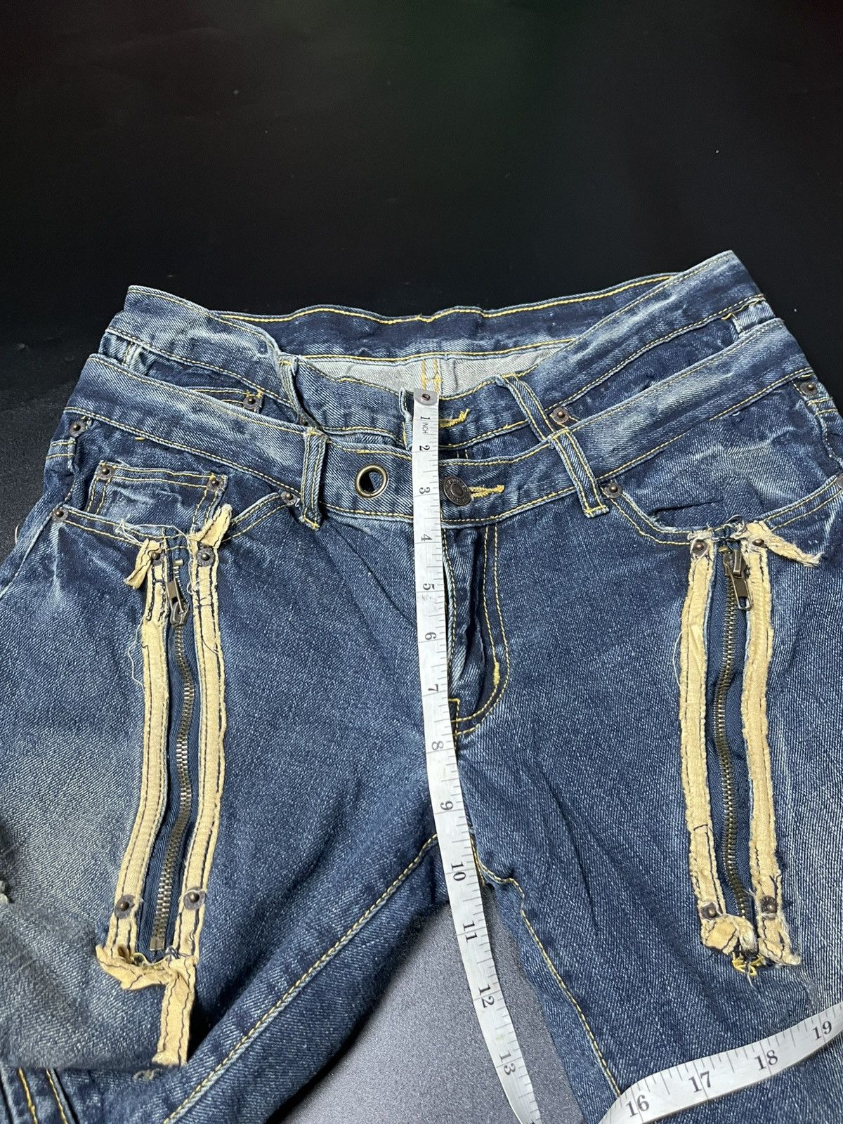If Six Was Nine × Japanese Brand × Le Grande Bleu (L.G.B.) Japanese Solberry Double Wist Gimmick Zipper Size US 31 - 14 Thumbnail