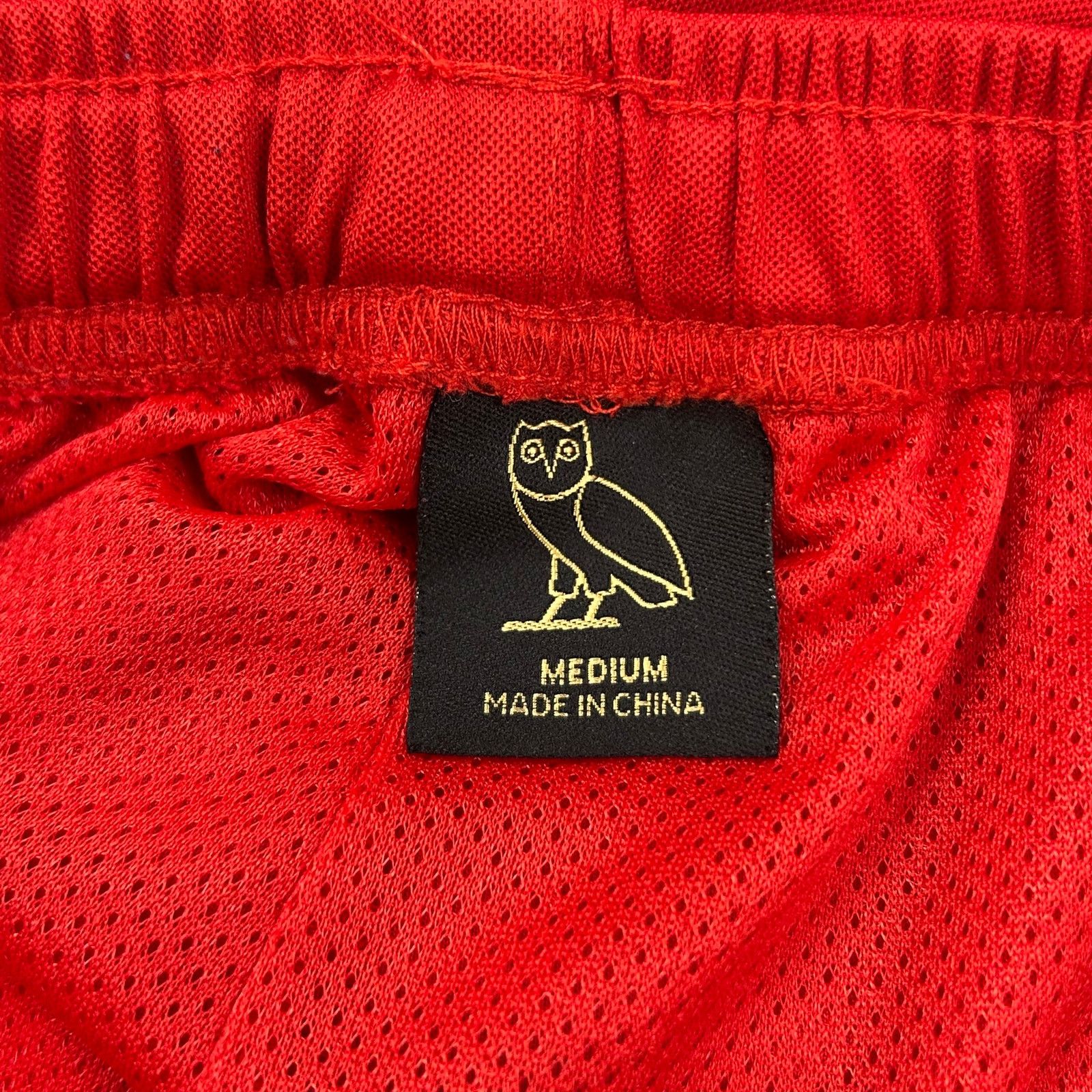 October's Very Own SS21 OVO Arch Basketball Shorts Red size Medium M B2 Size US 30 / EU 46 - 4 Thumbnail