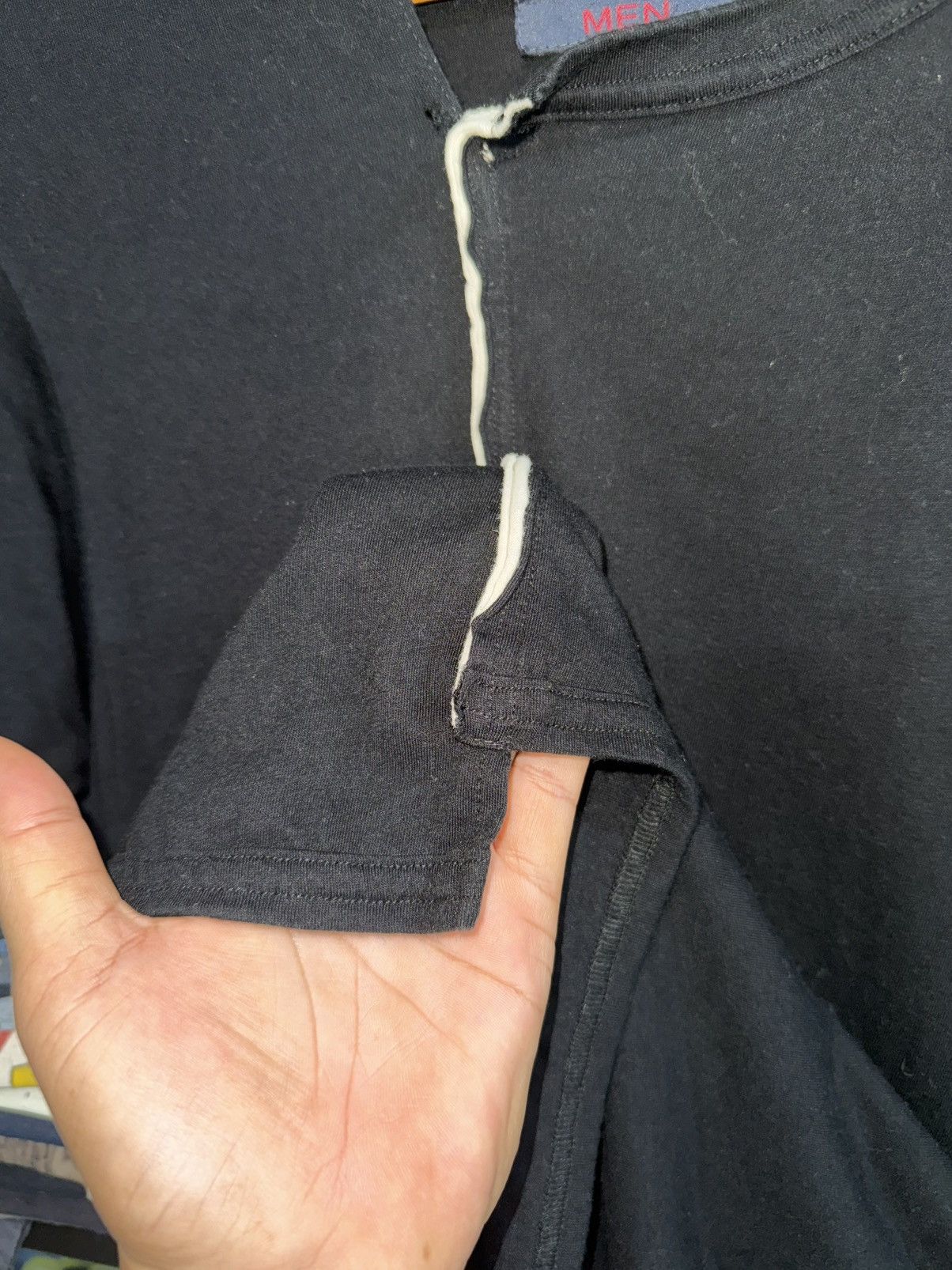 Vintage Yohji Yamamoto Signature Men Blank Japan Tee