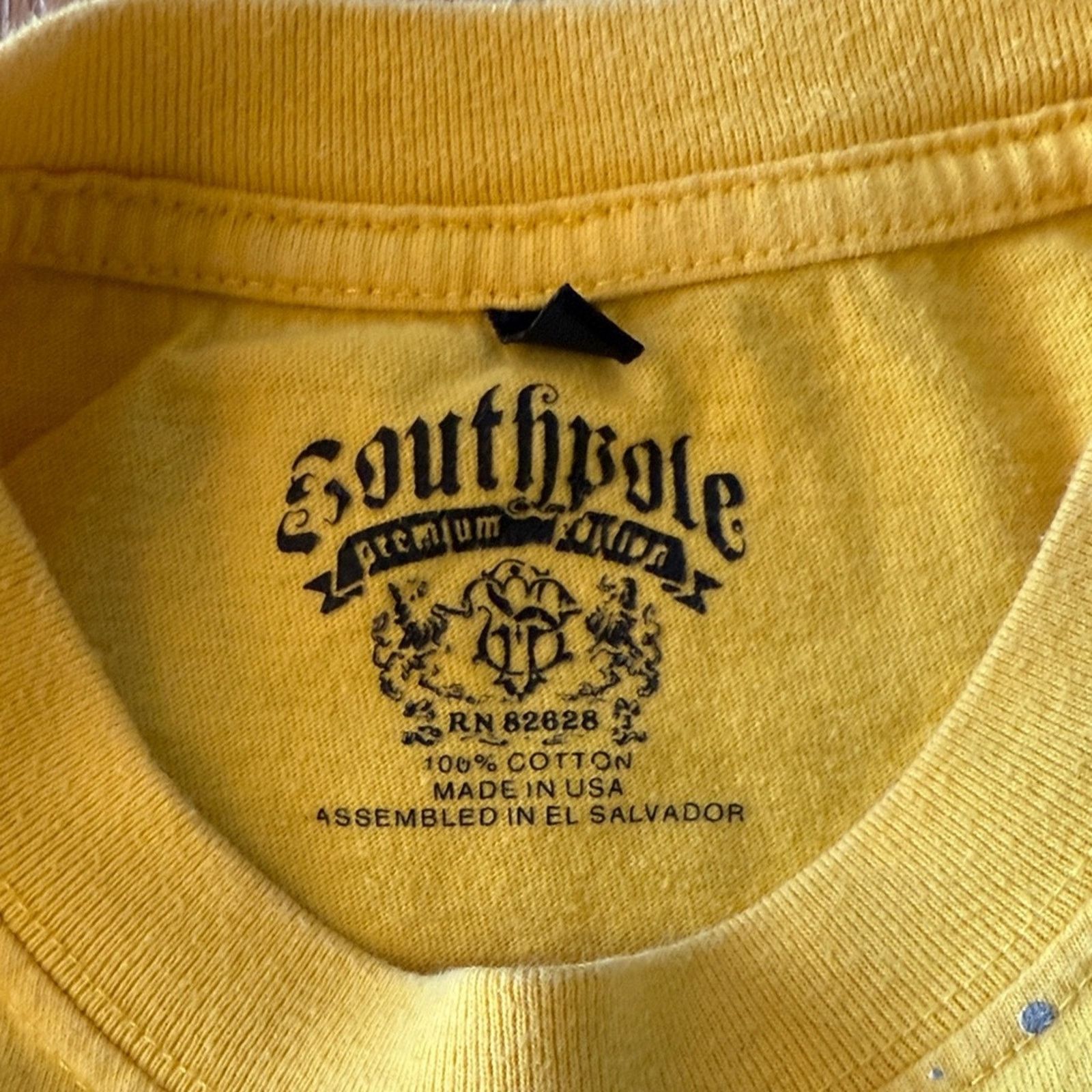 Southpole South Pole Premium Edition Yellow T-Shirt – Size L Size US L / EU 52-54 / 3 - 2 Thumbnail