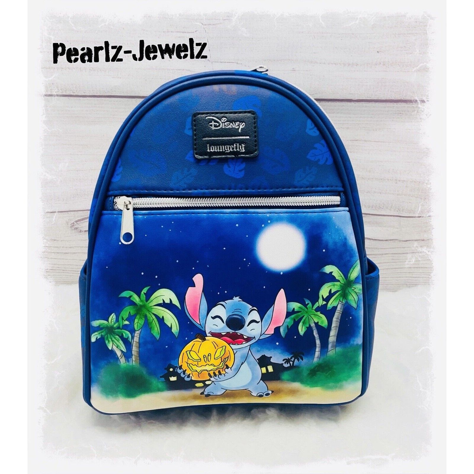 Disney Loungefly Disney Lilo & Stitch Pumpkin Halloween Mini Backpa Size ONE SIZE - 1 Thumbnail