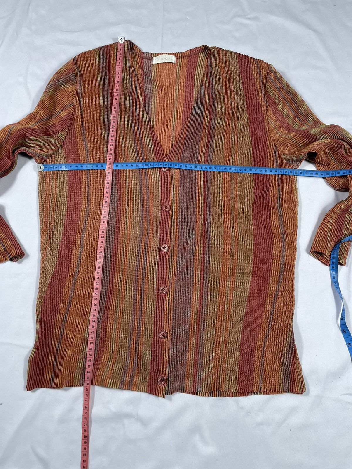 Issey Miyake × Japanese Brand × Vintage Vintage Queen Madam pleated like cardigan issey styled Size M / US 6-8 / IT 42-44 - 8 Thumbnail