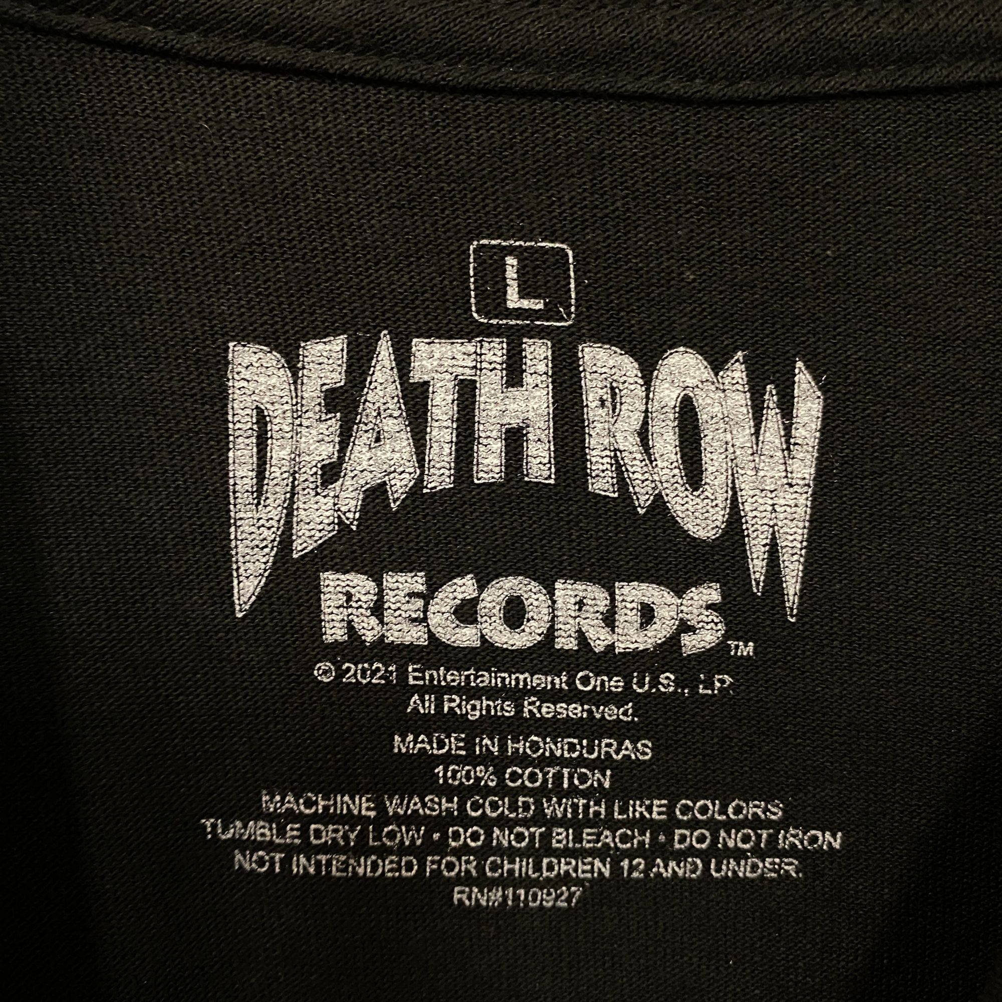Death Row Records Death Row Records Electric Chair T-Shirt size Large Size US L / EU 52-54 / 3 - 4 Thumbnail