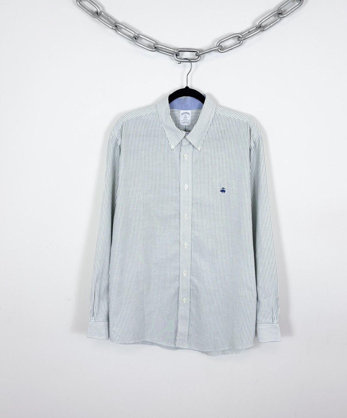 Brooks Brothers Brooks Brothers 1818 Regent Men’s Striped Long Sleeve Shirt Size US XL / EU 56 / 4 - 1 Thumbnail