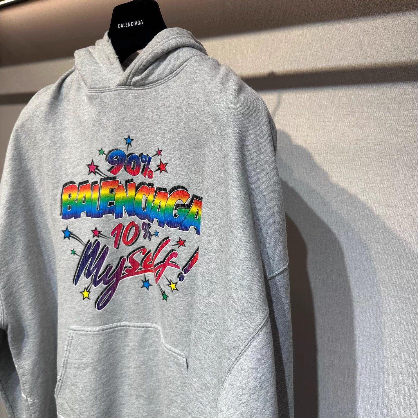 Balenciaga Balenciaga gray color splatter hoodie size 2 NWT Size US M / EU 48-50 / 2 - 4 Thumbnail