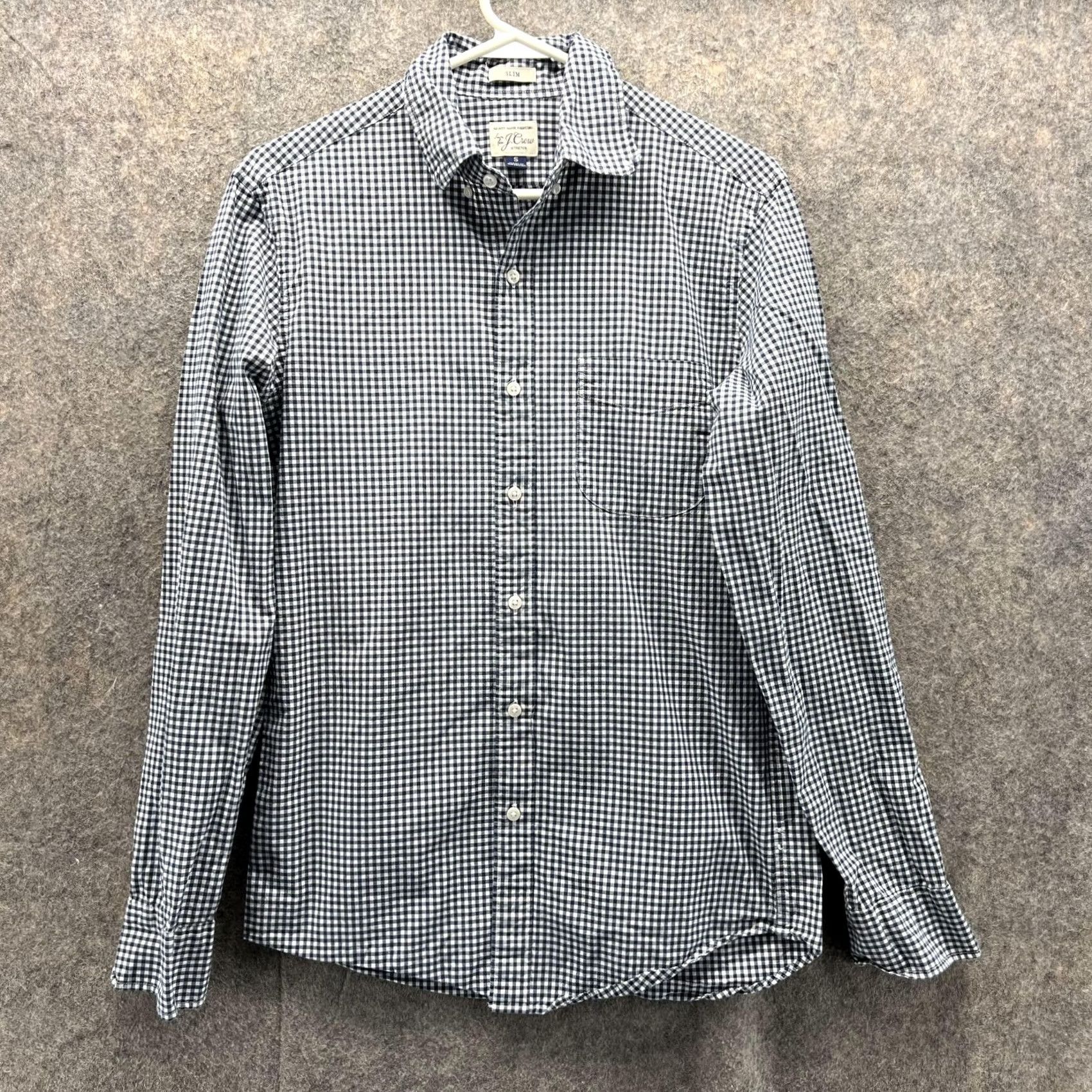 J.Crew VINTAGE J.CREW Shirt Men Small Blue Casual Button Down Preppy Slim Fit Gingham VTG Shirt Mens Size US S / EU 44-46 / 1 - 2 Thumbnail