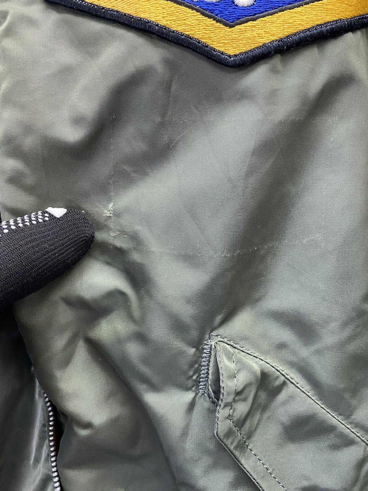 Alpha Industries Vintage Alpha Industries Strike Fighter Tomcat Bomber Jacket Size US L / EU 52-54 / 3 - 11 Thumbnail