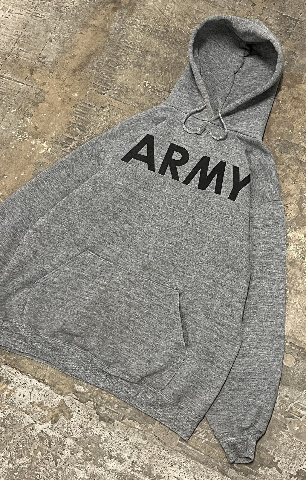 Vintage Vintage army boxy fit spell out sweatshirt Russell hype Size US XL / EU 56 / 4 - 5 Thumbnail