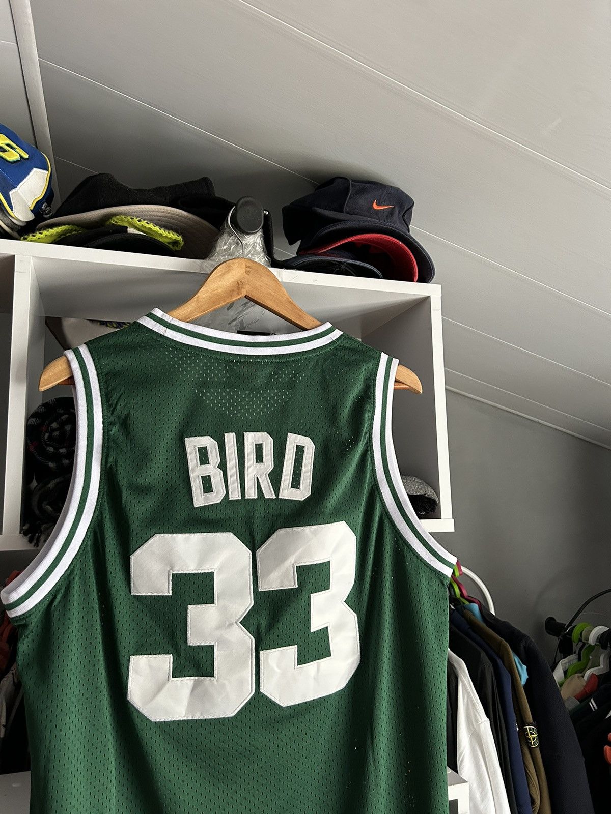 NBA Larry Bird #33 Boston Celtics Mitchell&Ness Swingman Jersey Size US L / EU 52-54 / 3 - 2 Thumbnail