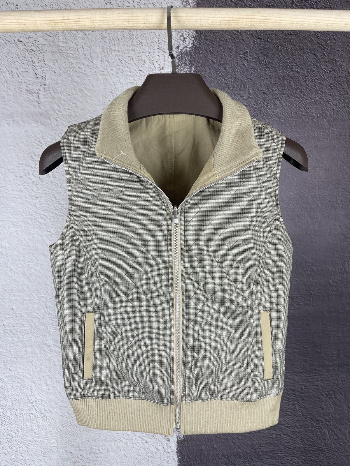 Aquascutum Aquascutum Japan women’s reversible checkered/beige vest Size S / US 4 / IT 40 - 3 Thumbnail