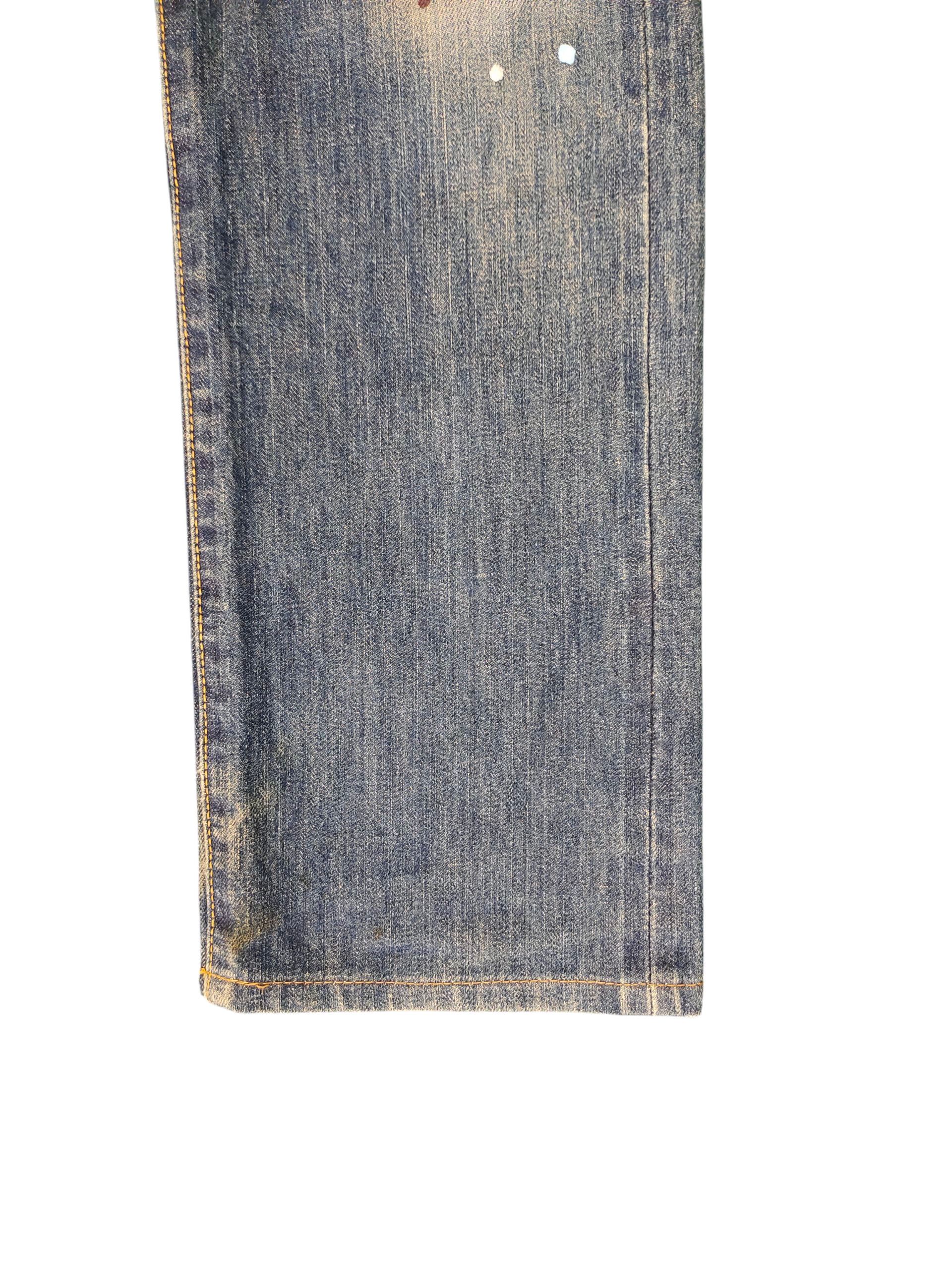 Comme des Garcons × Undercover Vintage Levis 505 Painted Clawmark Distress Denim Jeans Size US 33 - 6 Thumbnail