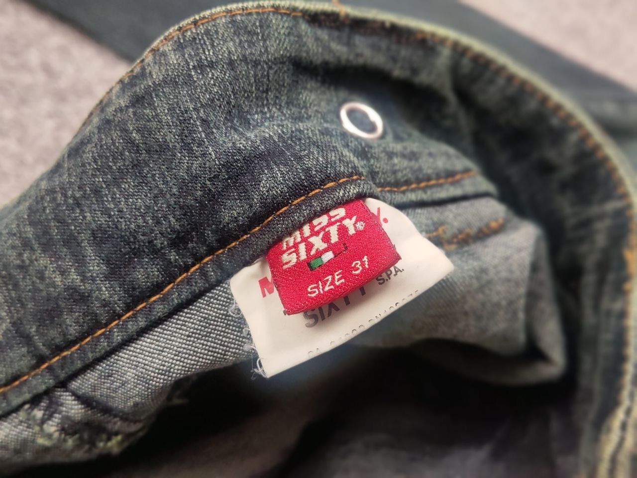 Miss Sixty Vintage Miss Sixty roxy Low Rise Flared patchwork Jeans Y2K Size 31" - 17 Thumbnail