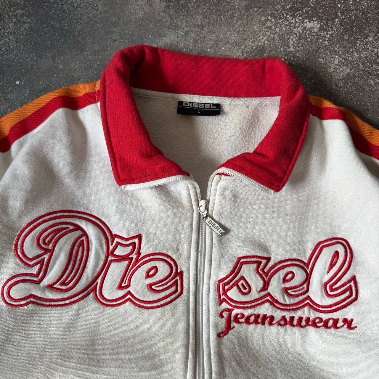 Diesel Diesel Vintage Big Logo Zip Sweatshirt Size US L / EU 52-54 / 3 - 2 Thumbnail