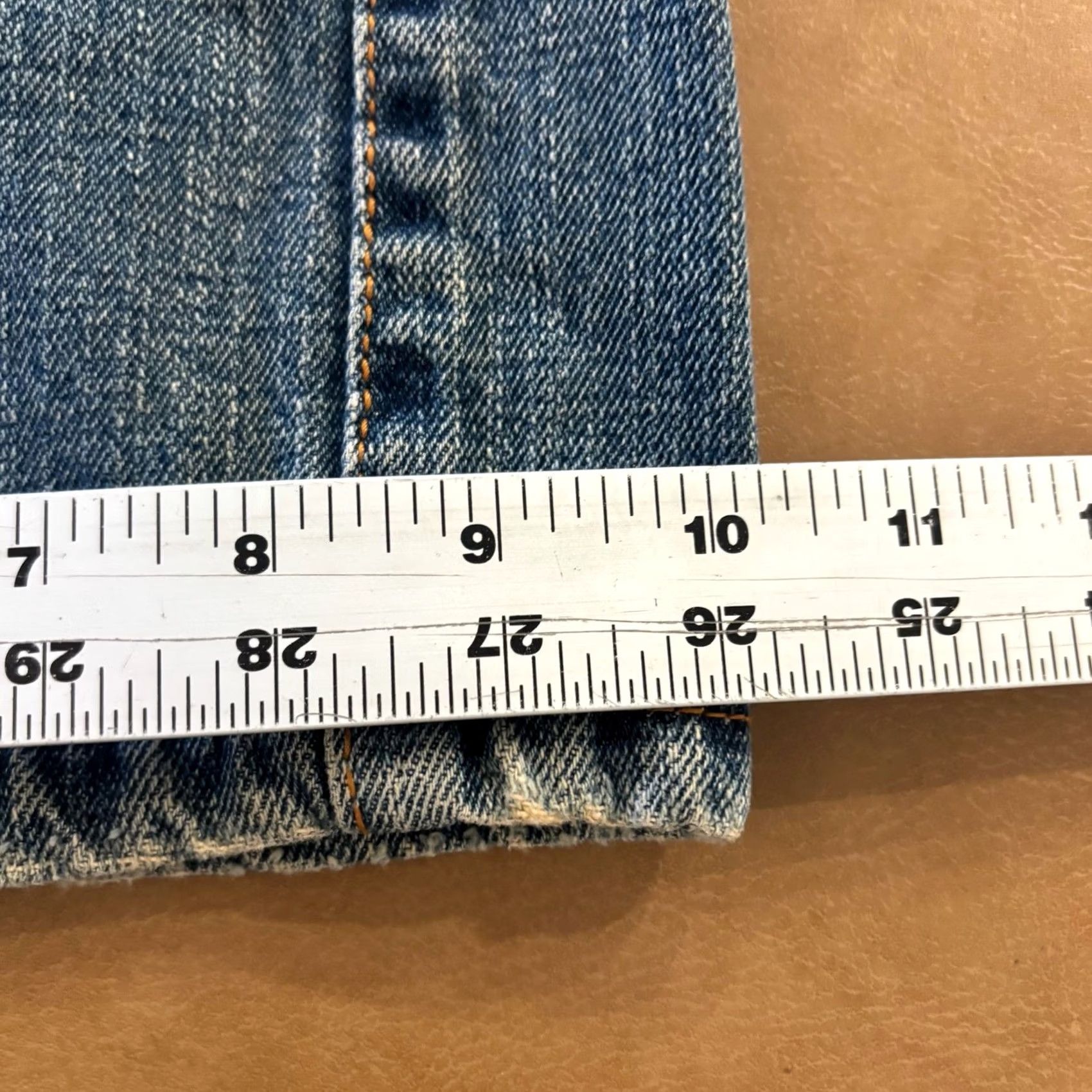 Vintage VINTAGE Mecca Jeans Denim Wide-Leg 40x32 Mens Hip Hop Baggy Blue 5-Pocket Relaxed Streetwear Style Size US 40 / EU 56 - 7 Thumbnail